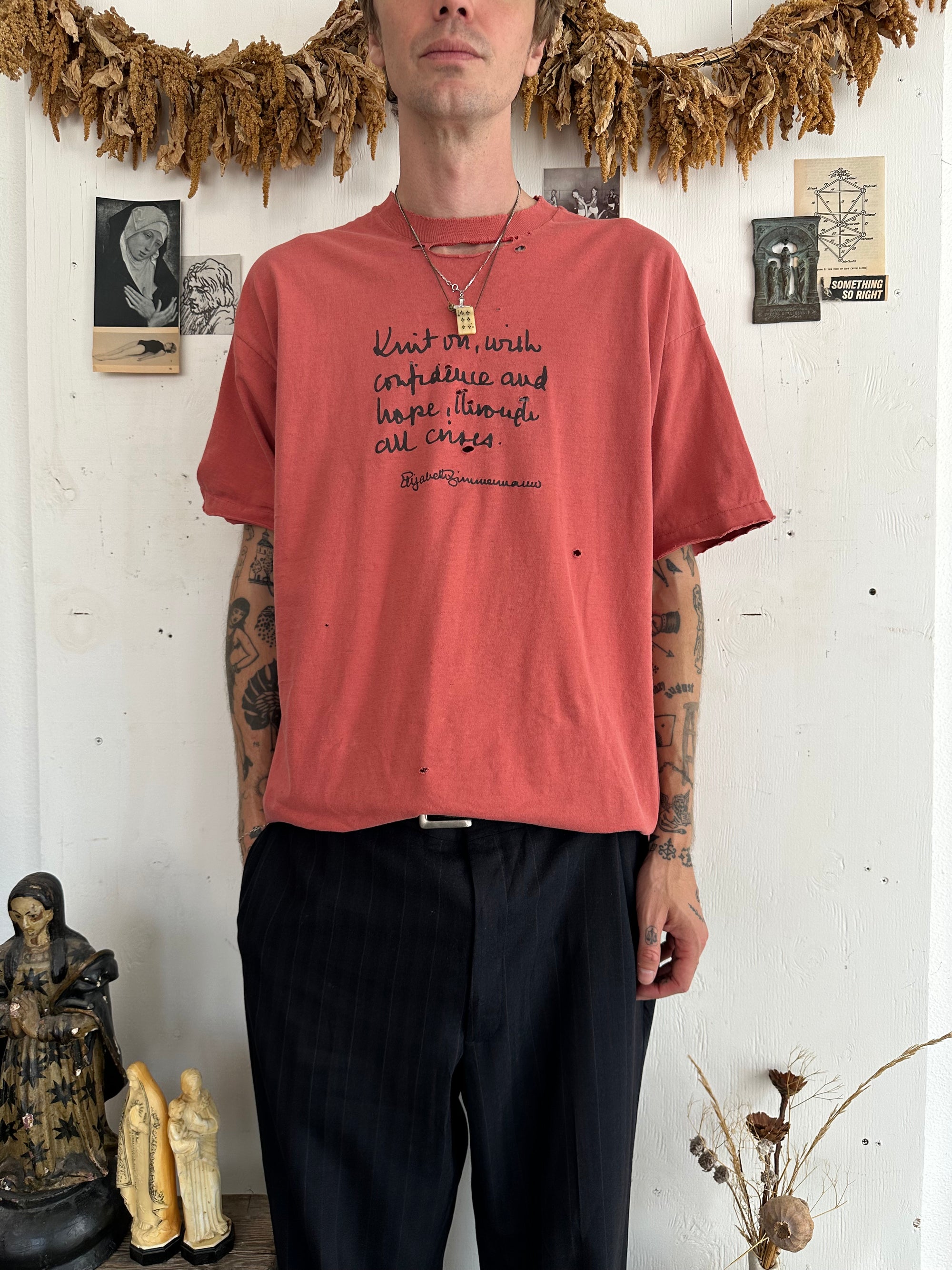 1990s Thrashed and Sunfaded Confidence Tee