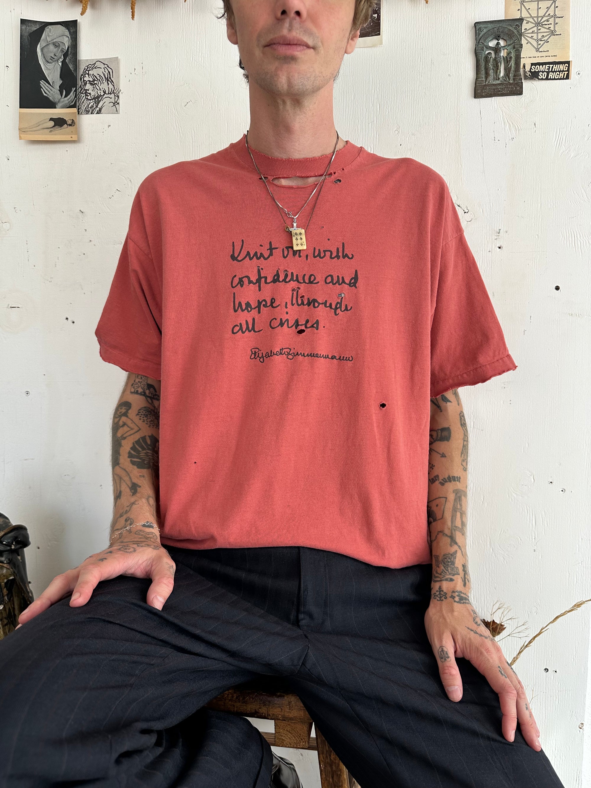 1990s Thrashed and Sunfaded Confidence Tee