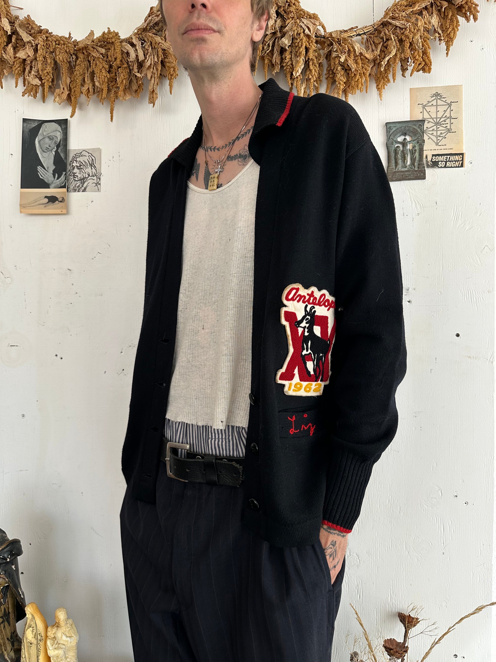 1962 Antelopes School Cardigan