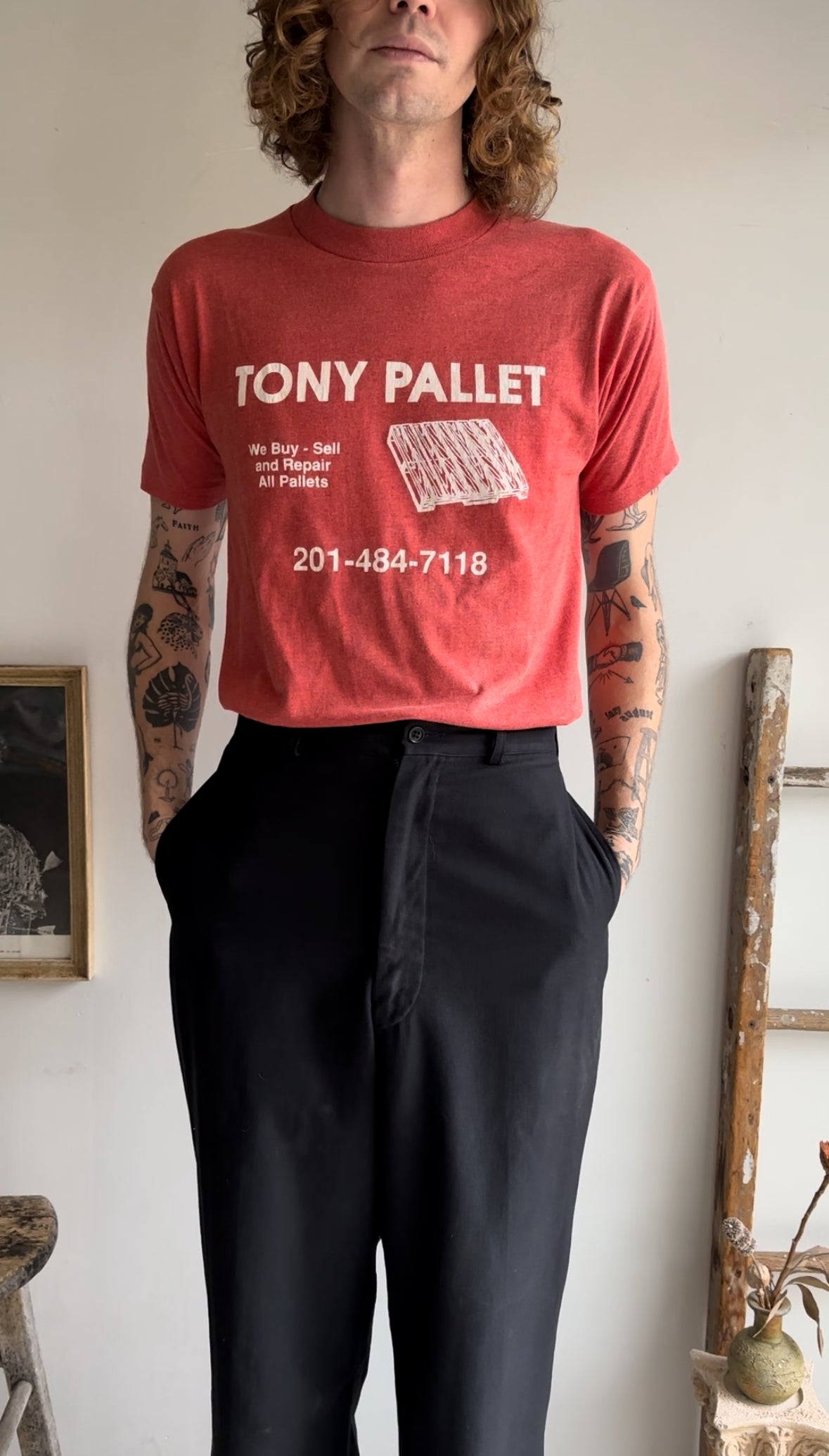 1980s Tony Pallet T-Shirt (M/L)