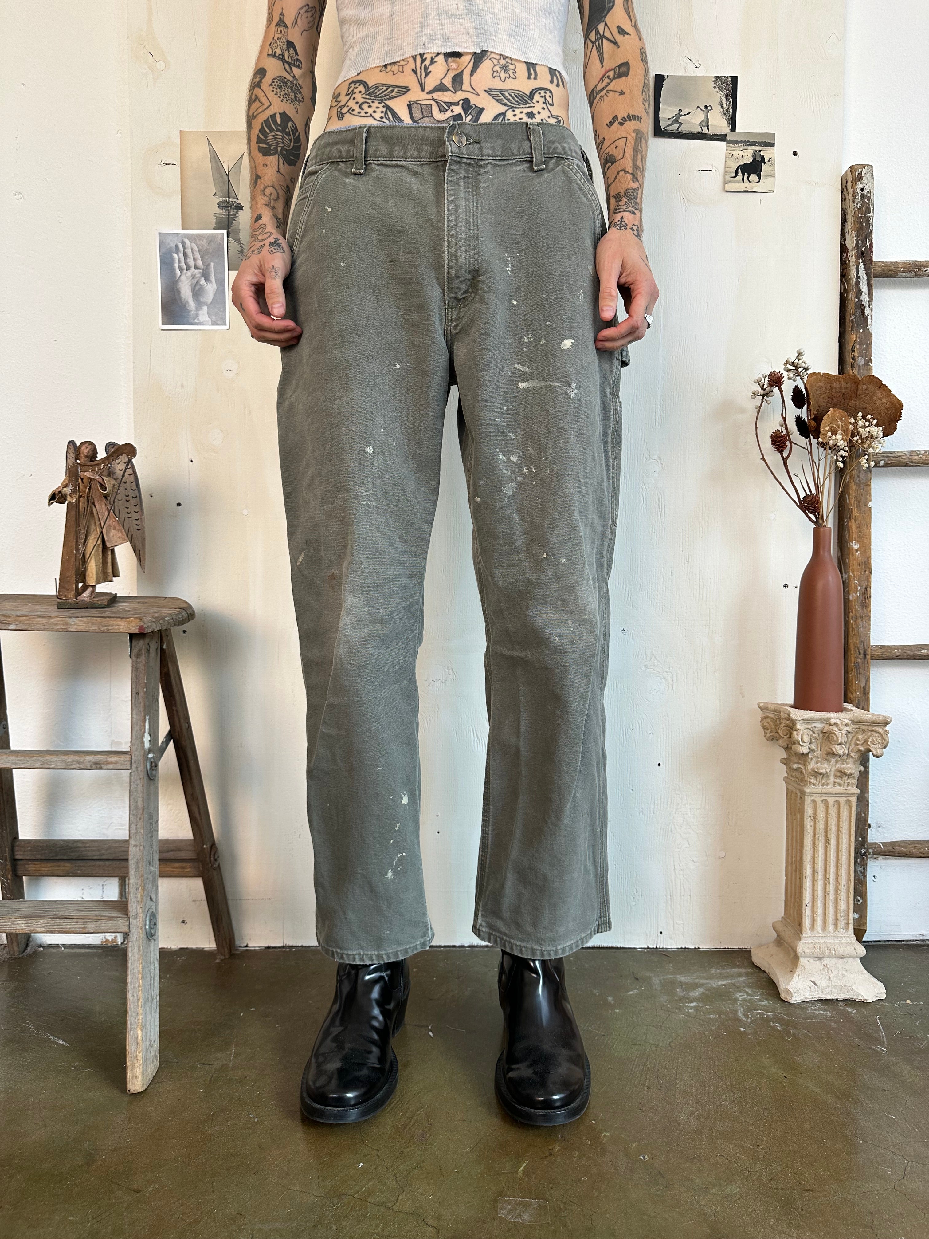 1990s Thrashed Carhartt Carpenter Pants (31/29)