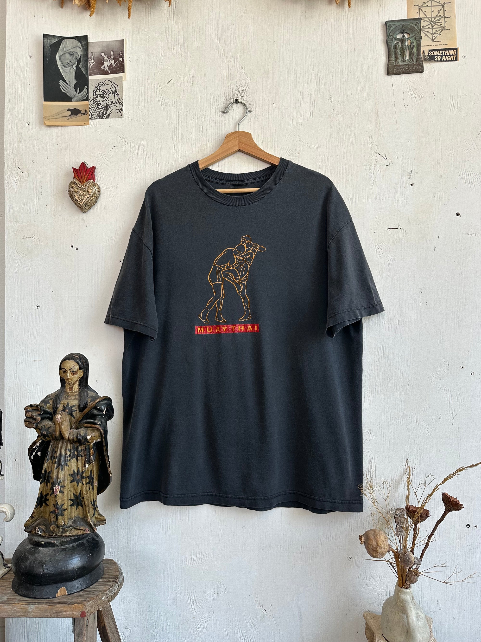 1990s Sunfaded Muay Thai Tee