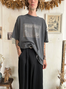 2010s Thrashed Faded Black Angry Birds Tee lol (XXL)