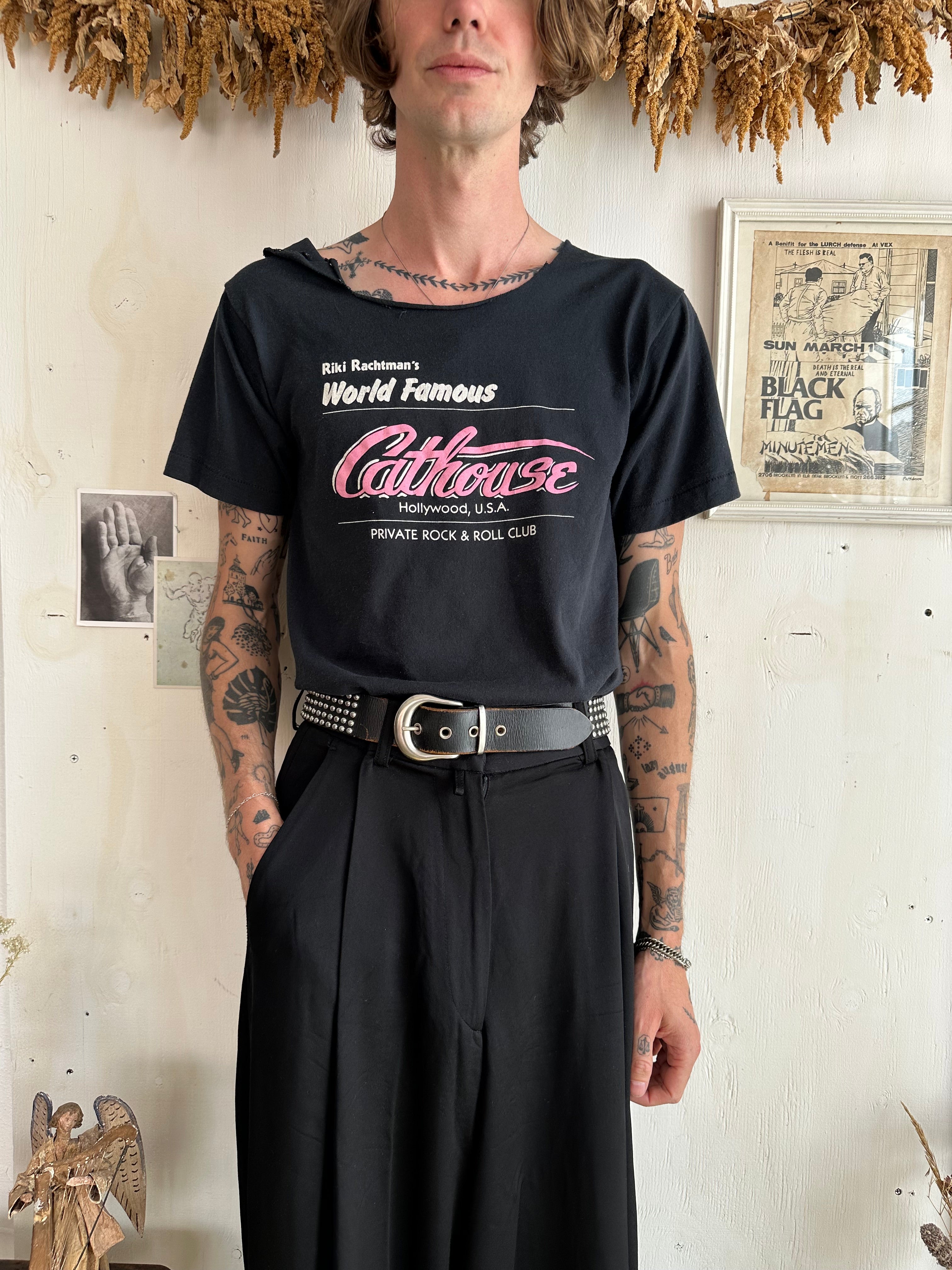 1980s Cat House Punk Venue T-Shirt (M/L)