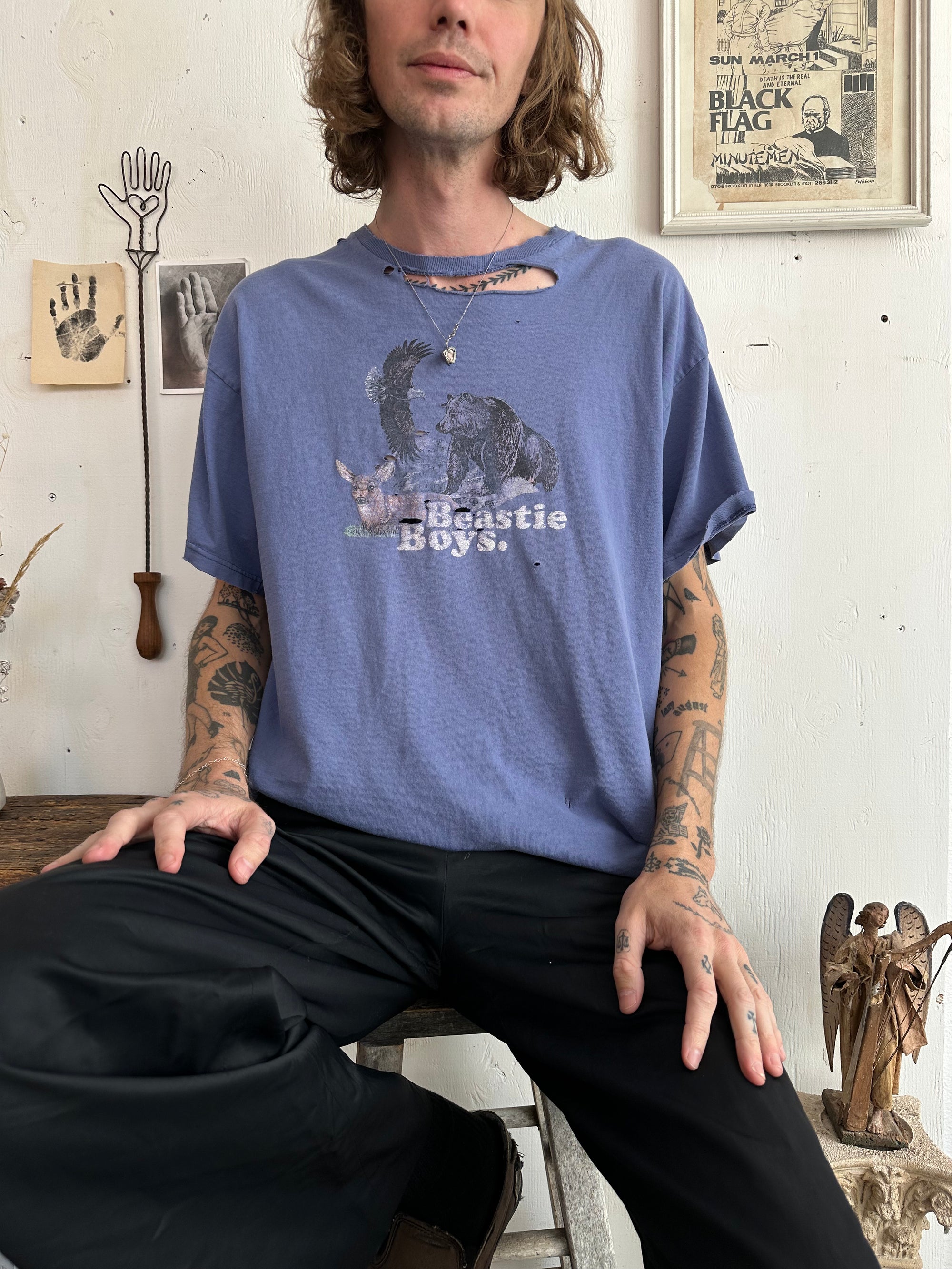 2000s Thrashed Beastie Boys Tee (Boxy XL)