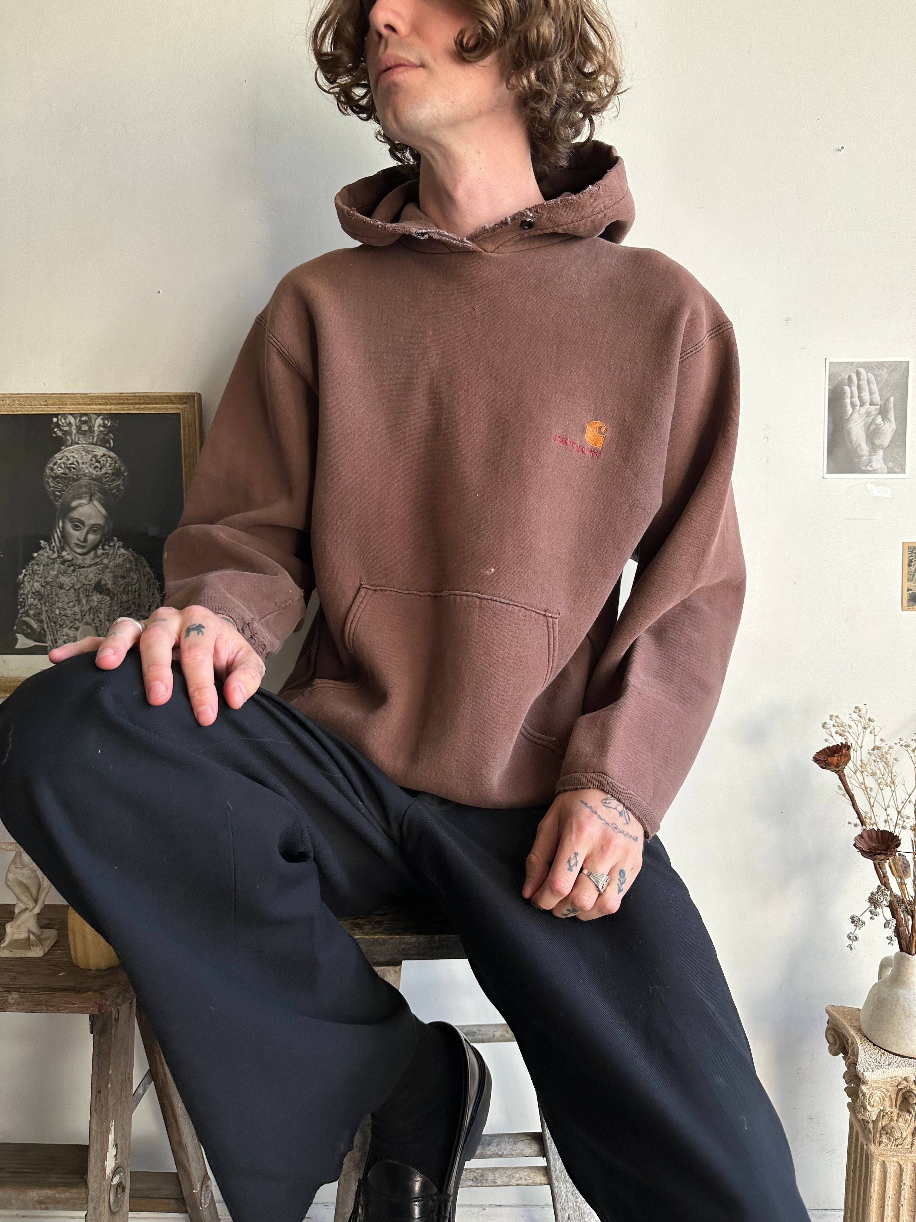 1990s Thrashed Carhartt Hoodie (XL)