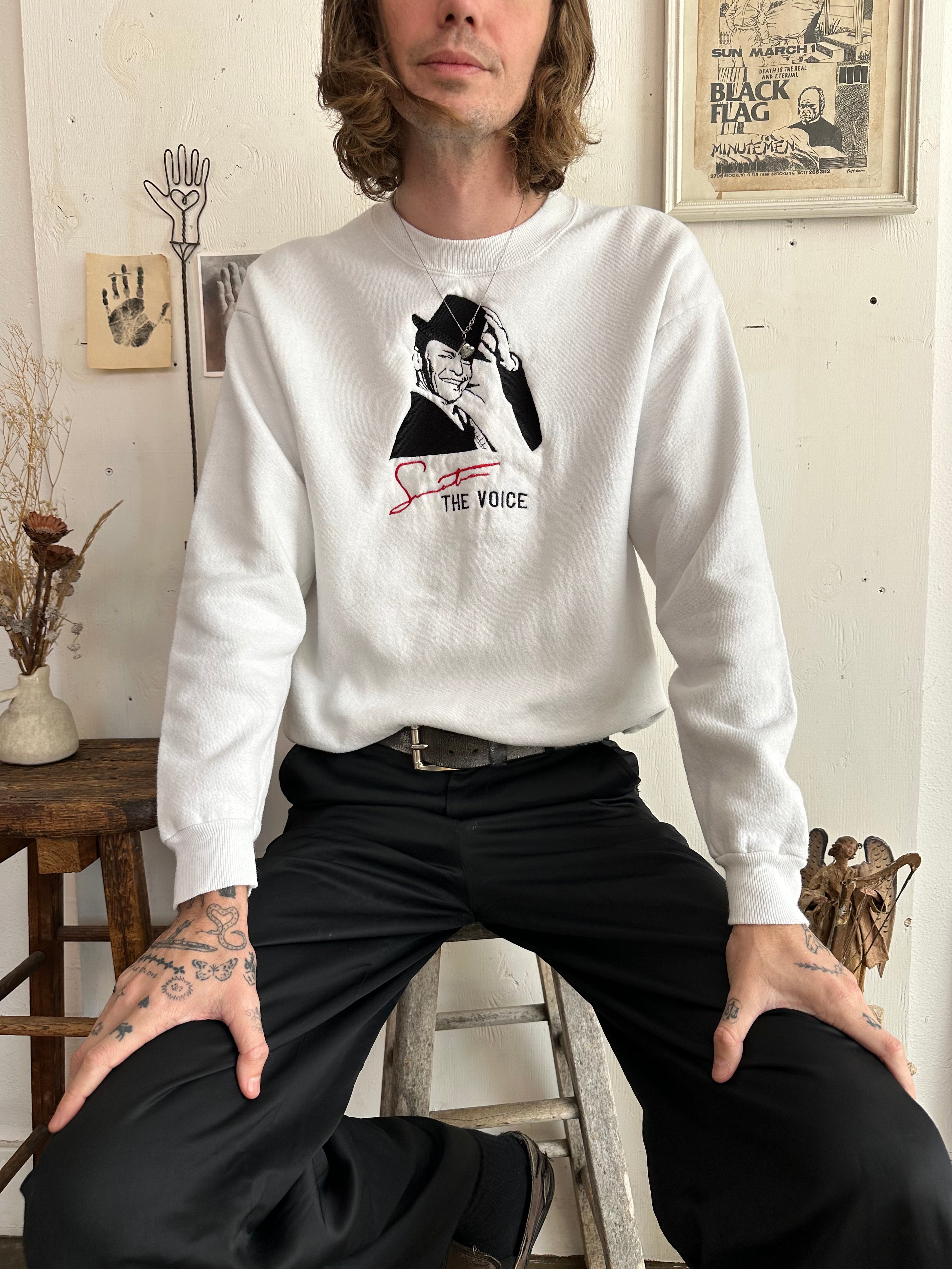 1990s Sinatra The Voice Sweatshirt (Boxy M)