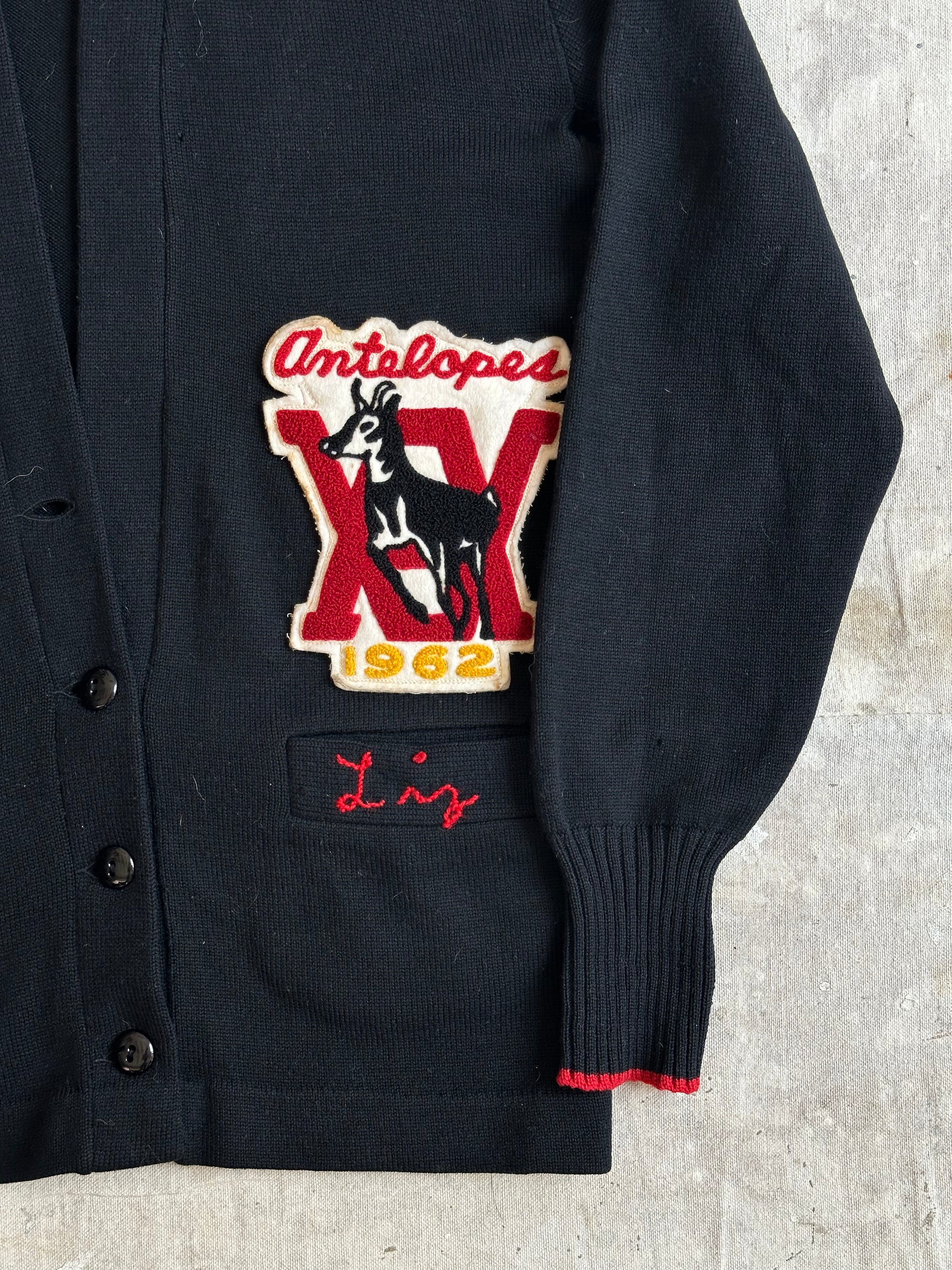 1962 Antelopes School Cardigan