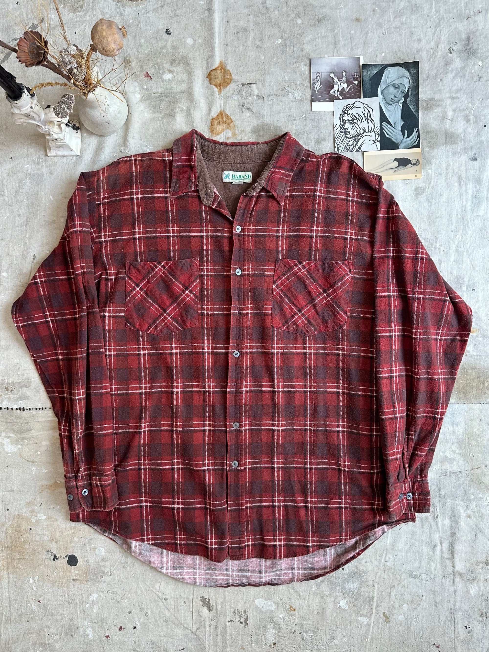 1980s Cotton Plaid Flannel
