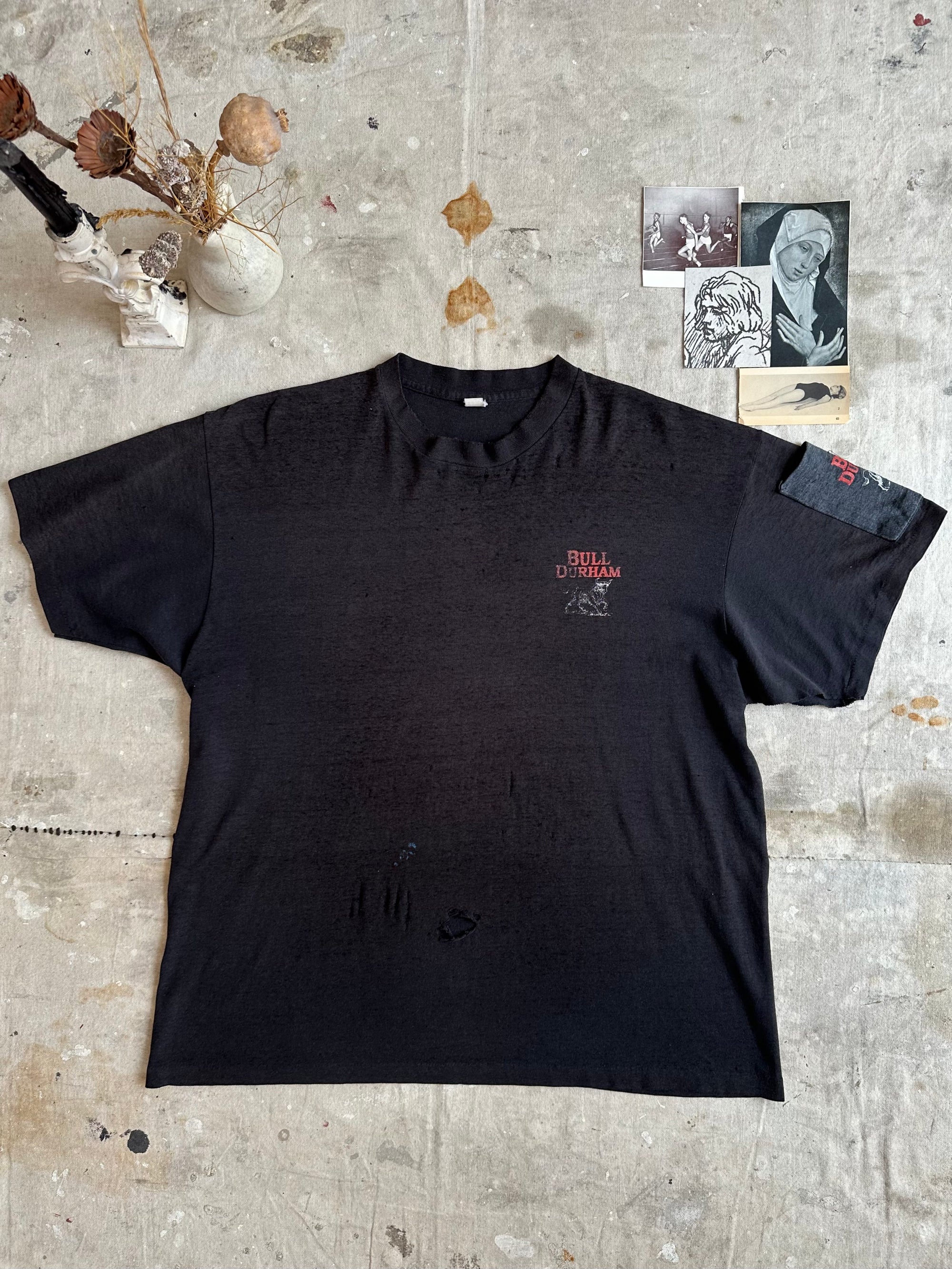 1980s Faded and Well Worn Bull Durham Tee