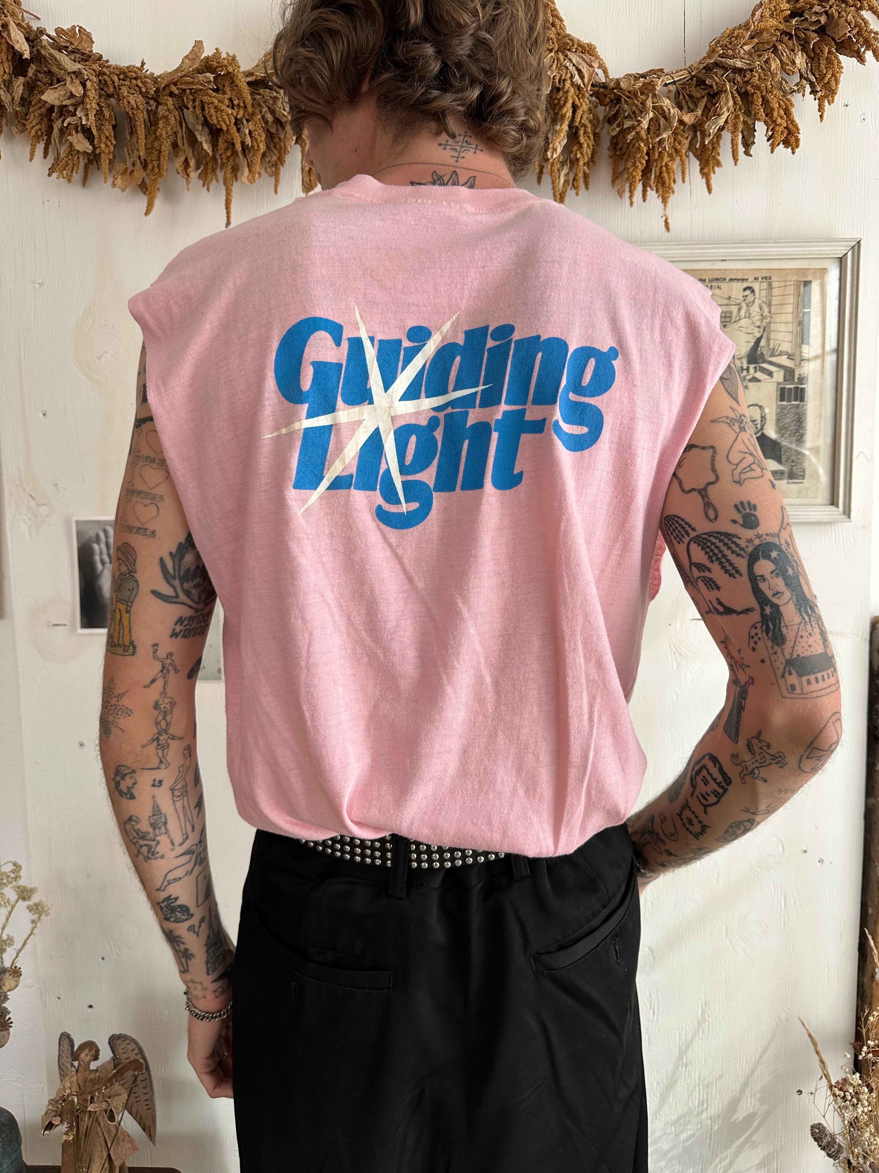 1980s Guiding Light Muscle Tee (L)
