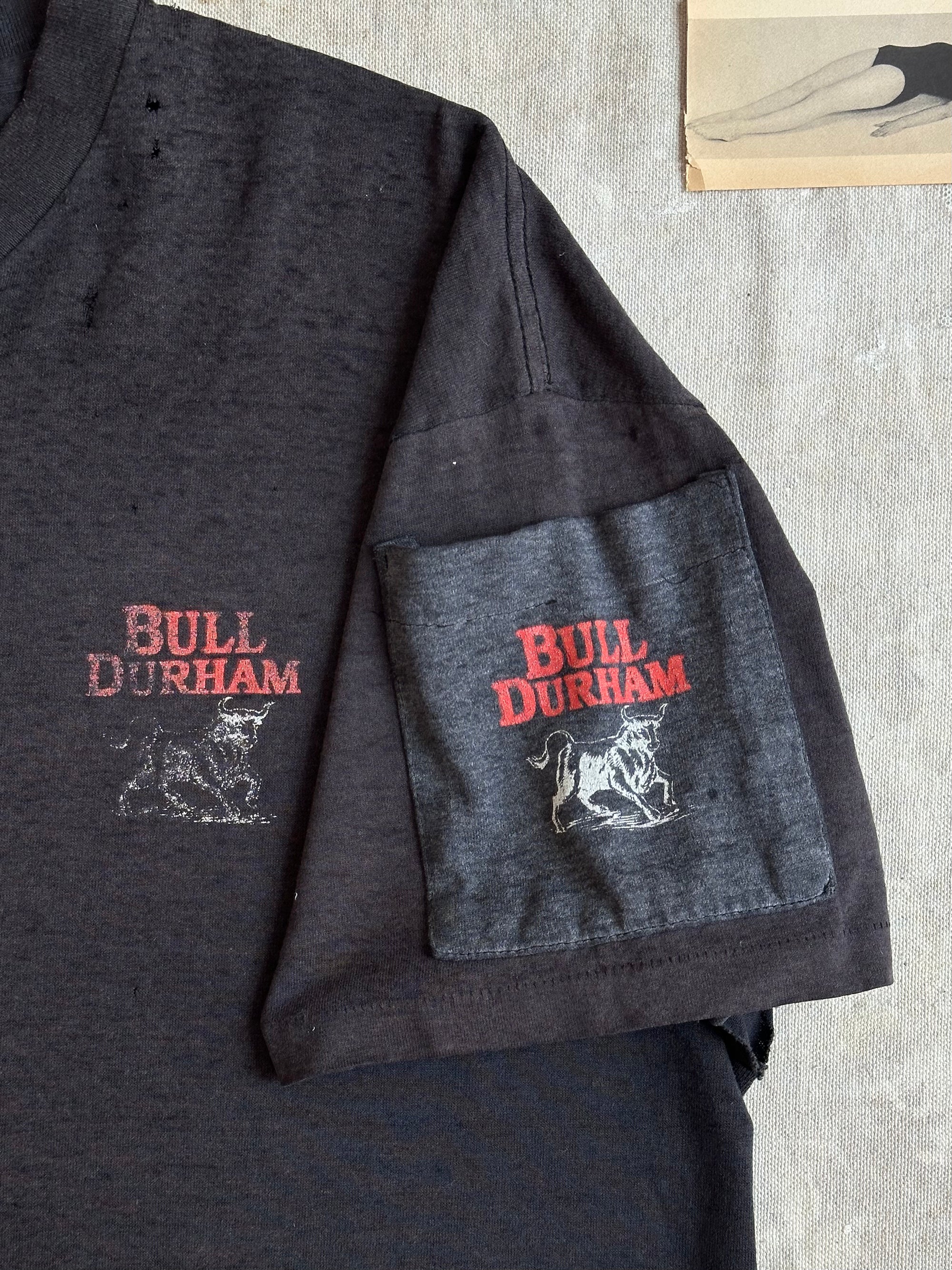 1980s Faded and Well Worn Bull Durham Tee