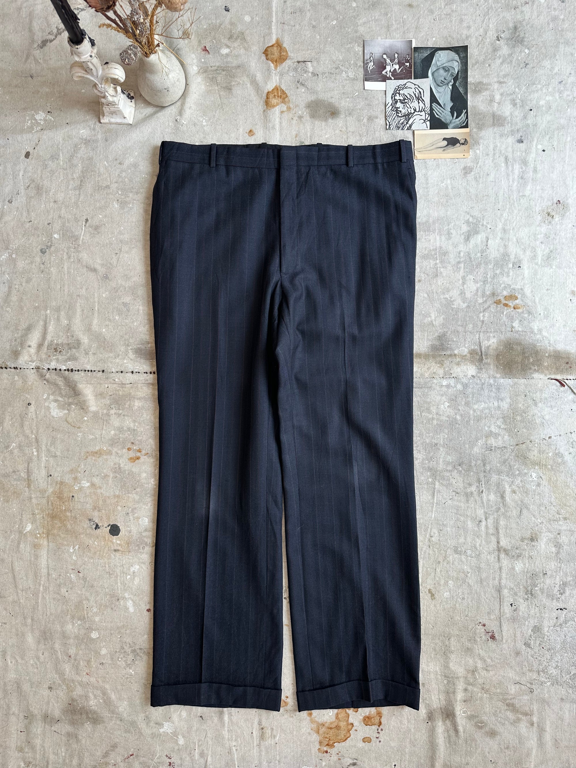 1960s Pinstripe Trousers