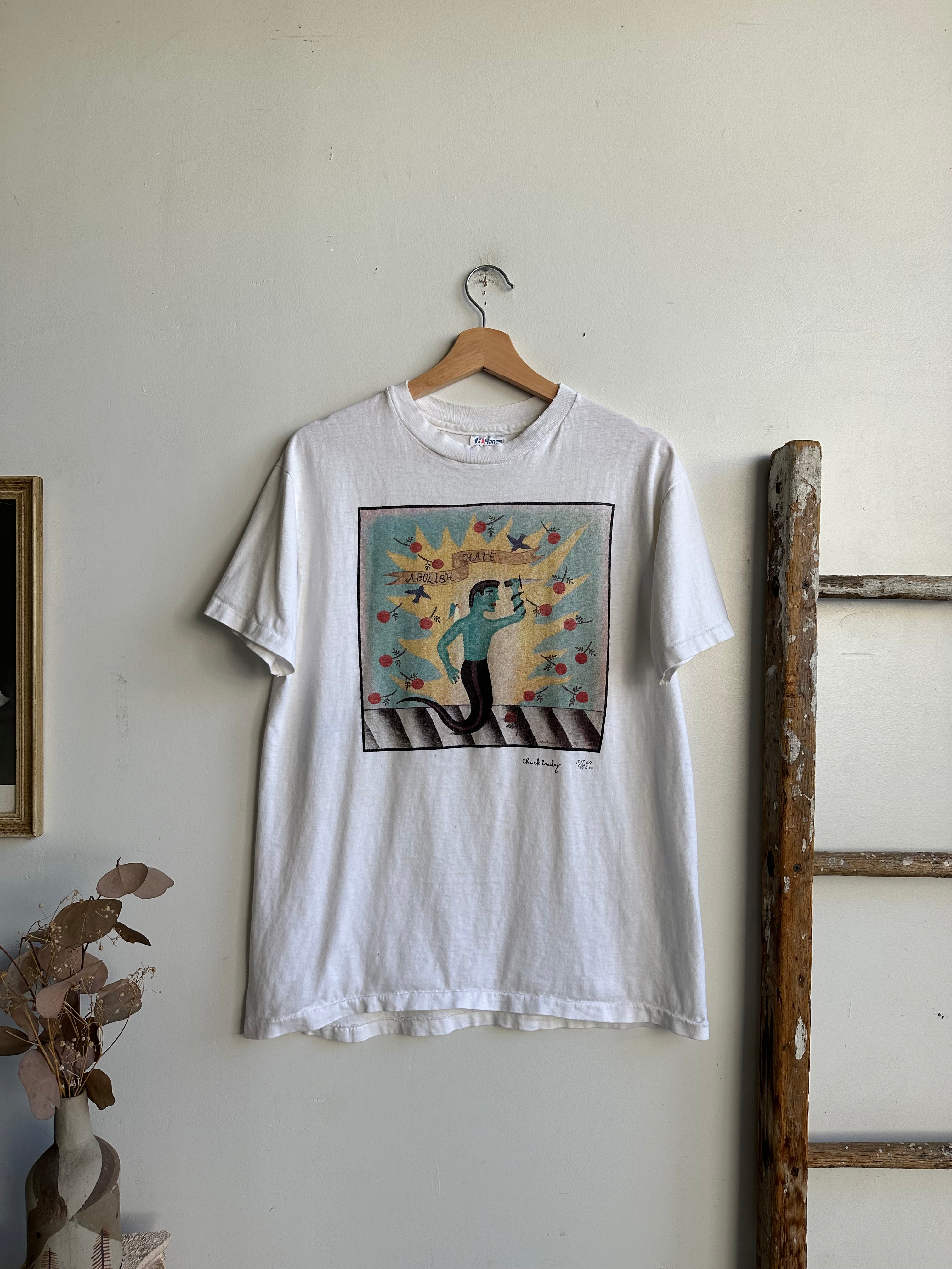 1990s Abolish Hate T-Shirt (L)