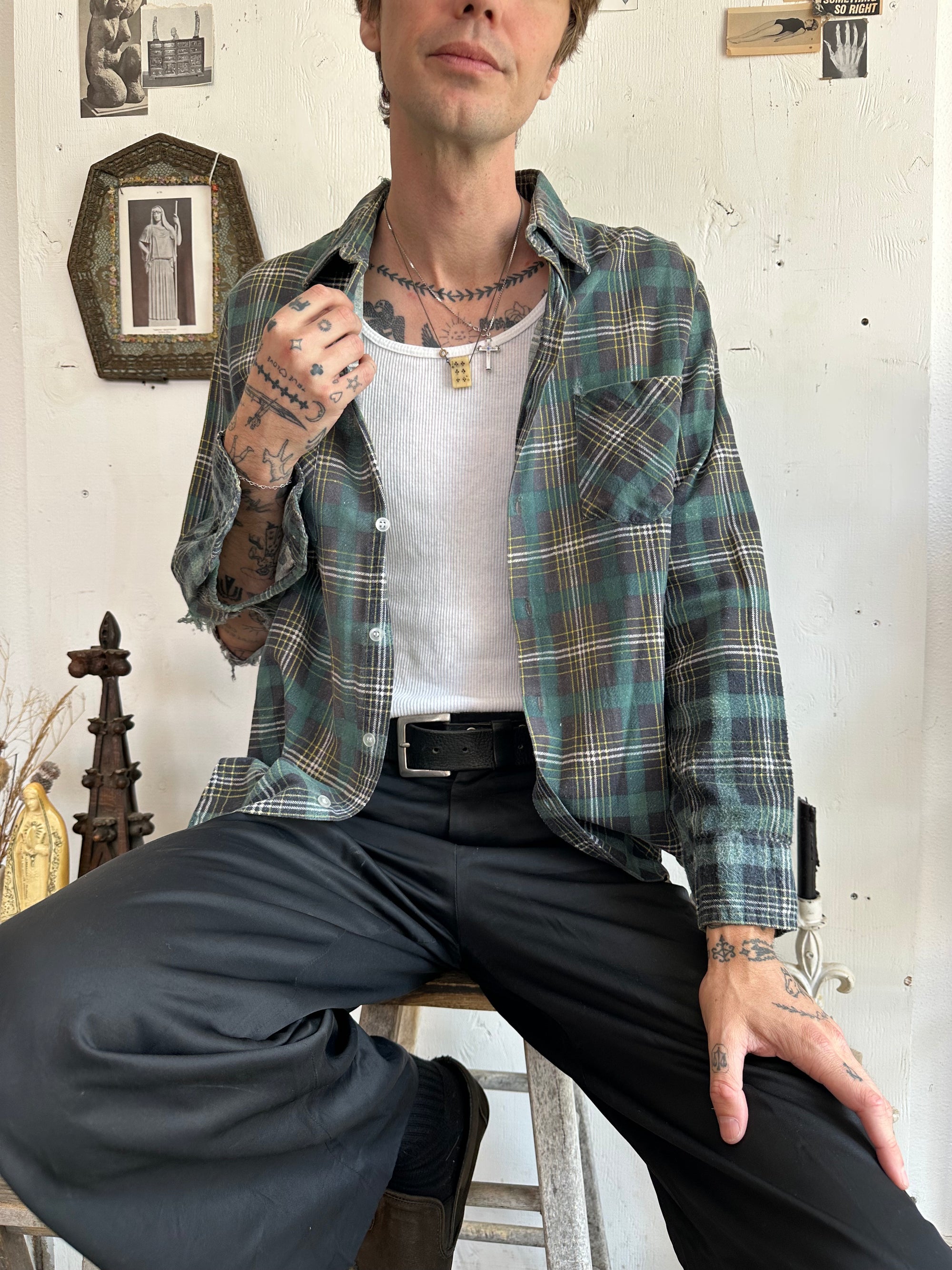 1980s Thrashed Perfect Dickies Cotton Flannel