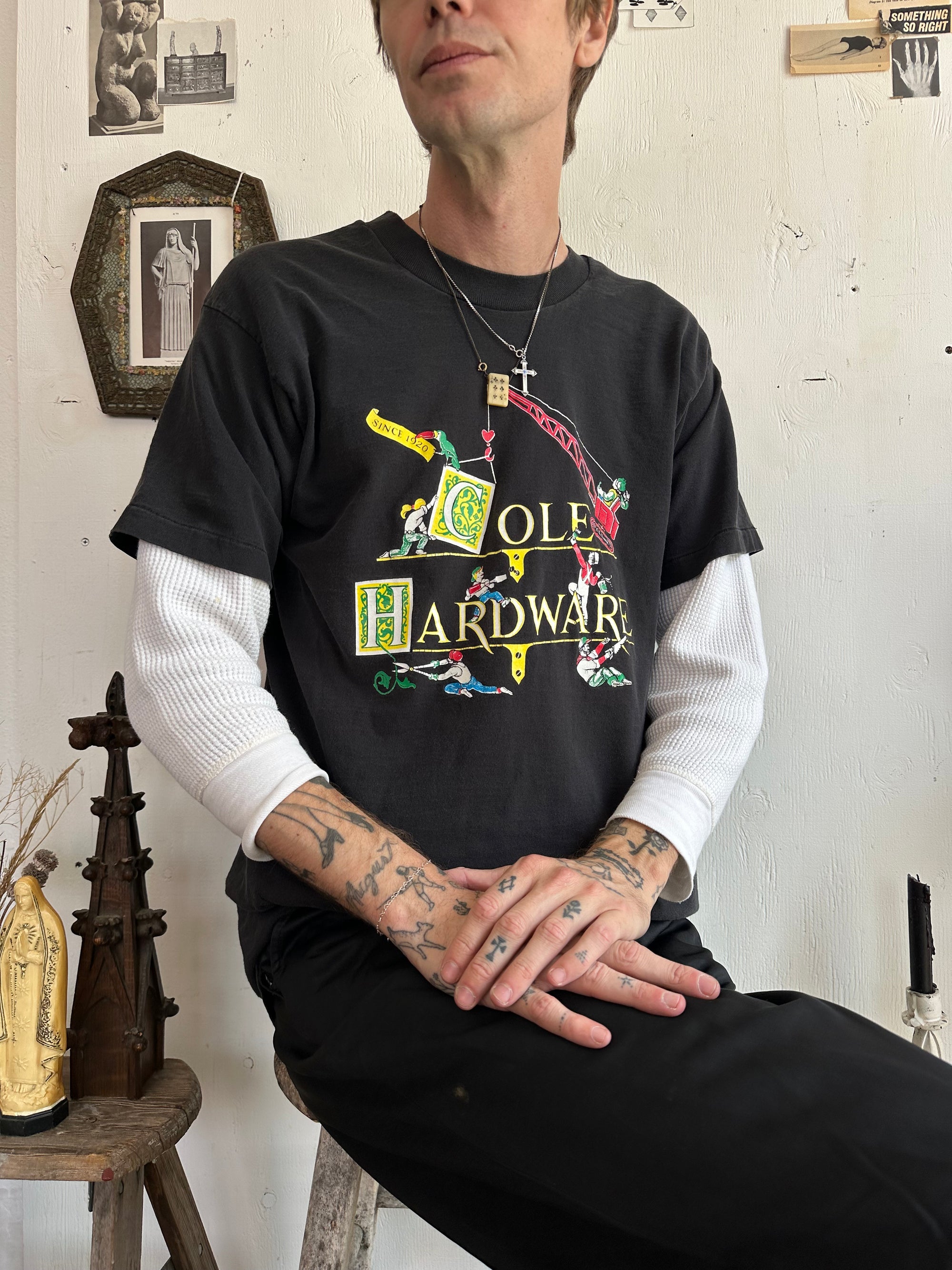 1990s Perfectly Worn Cole Hardware Tee
