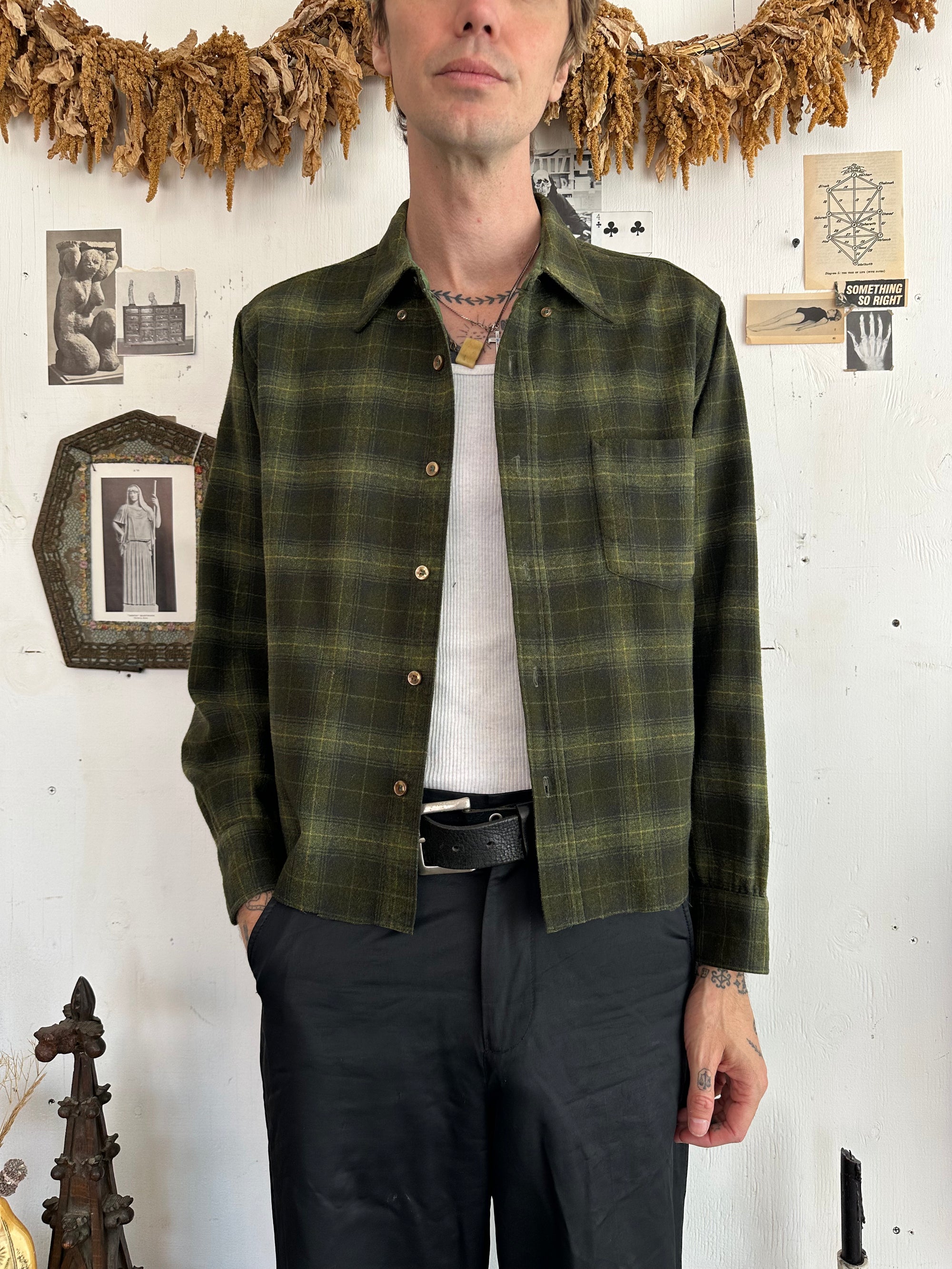 1970s Chopped Pendleton Shirt