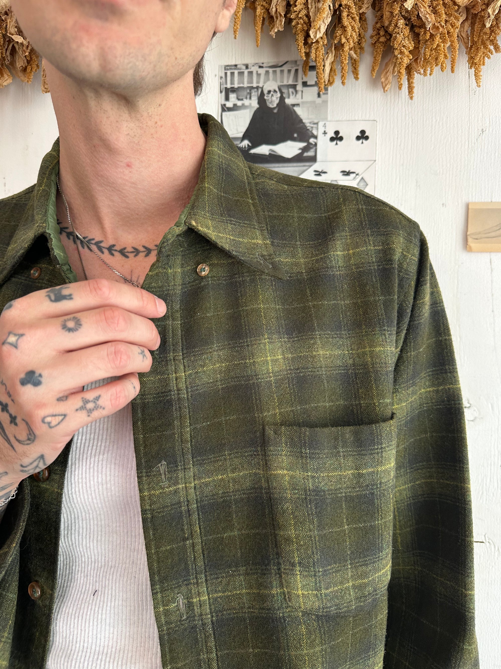 1970s Chopped Pendleton Shirt