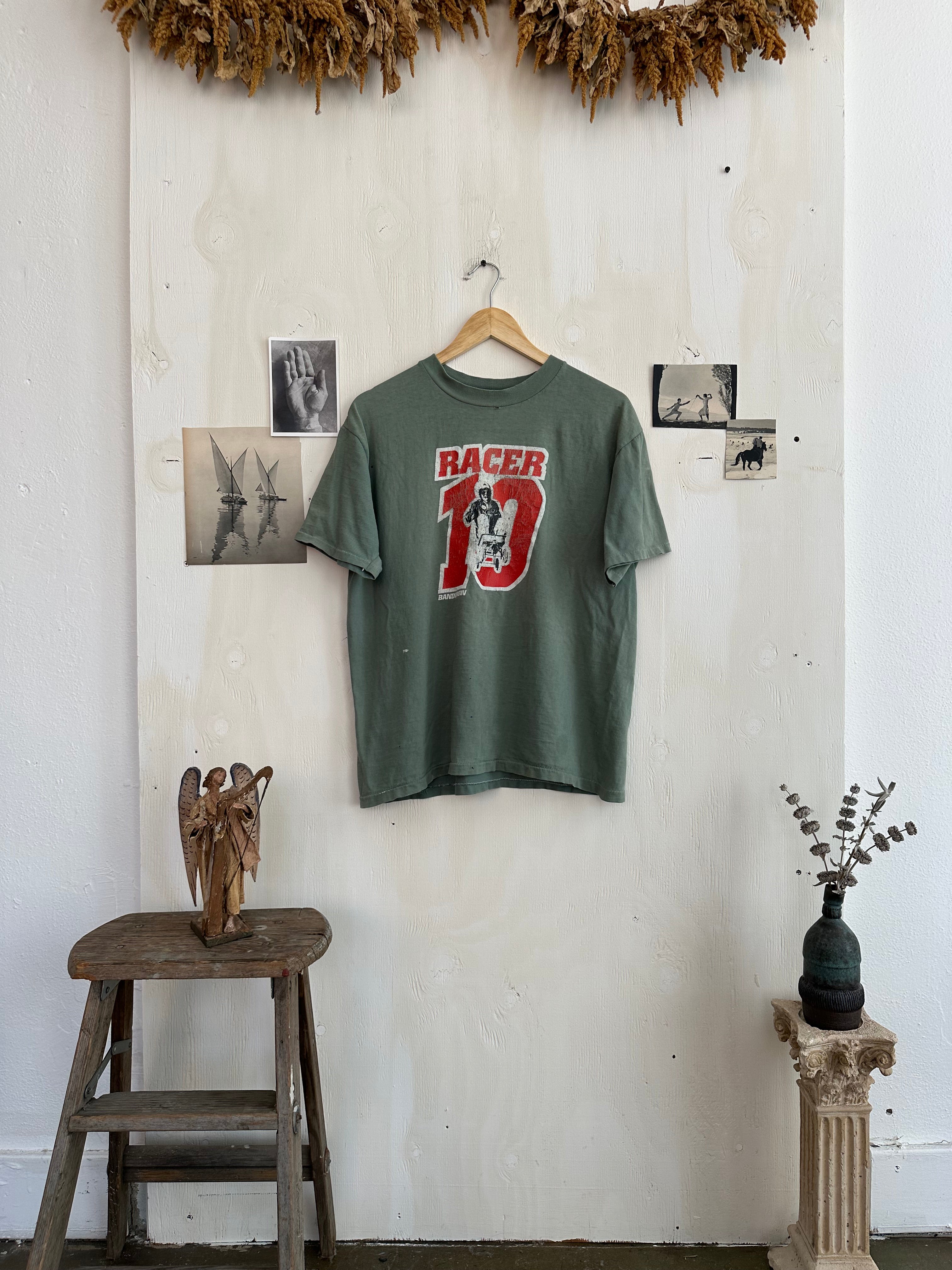 1990s Sun Faded Band Wagon Racer Tee (Boxy M/L)