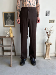 1970s Brown Trousers (38 x 33)