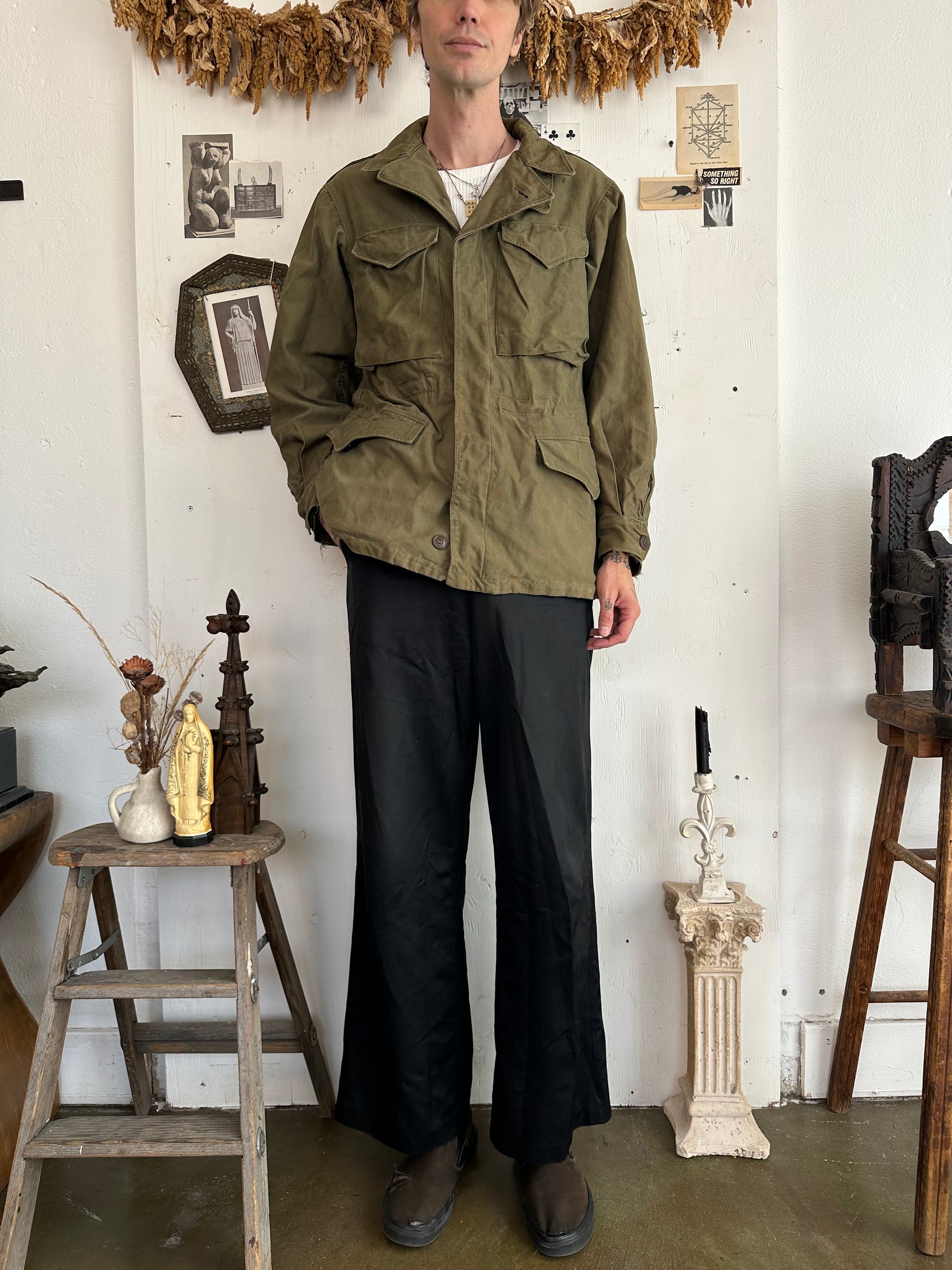 1970s Well Worn Fatigue Jacket
