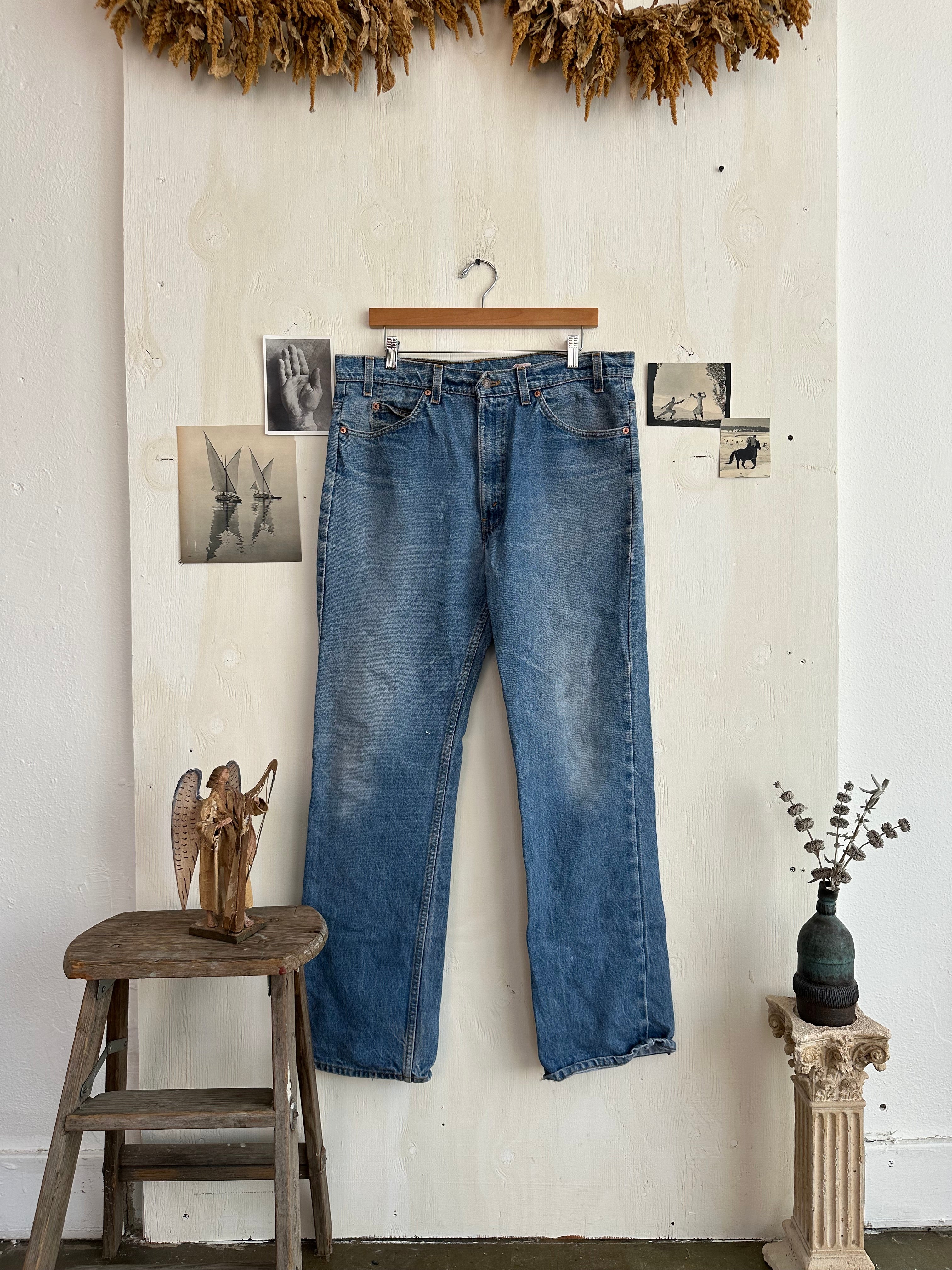 1980s Orange Tab Levis 517s (35/33)