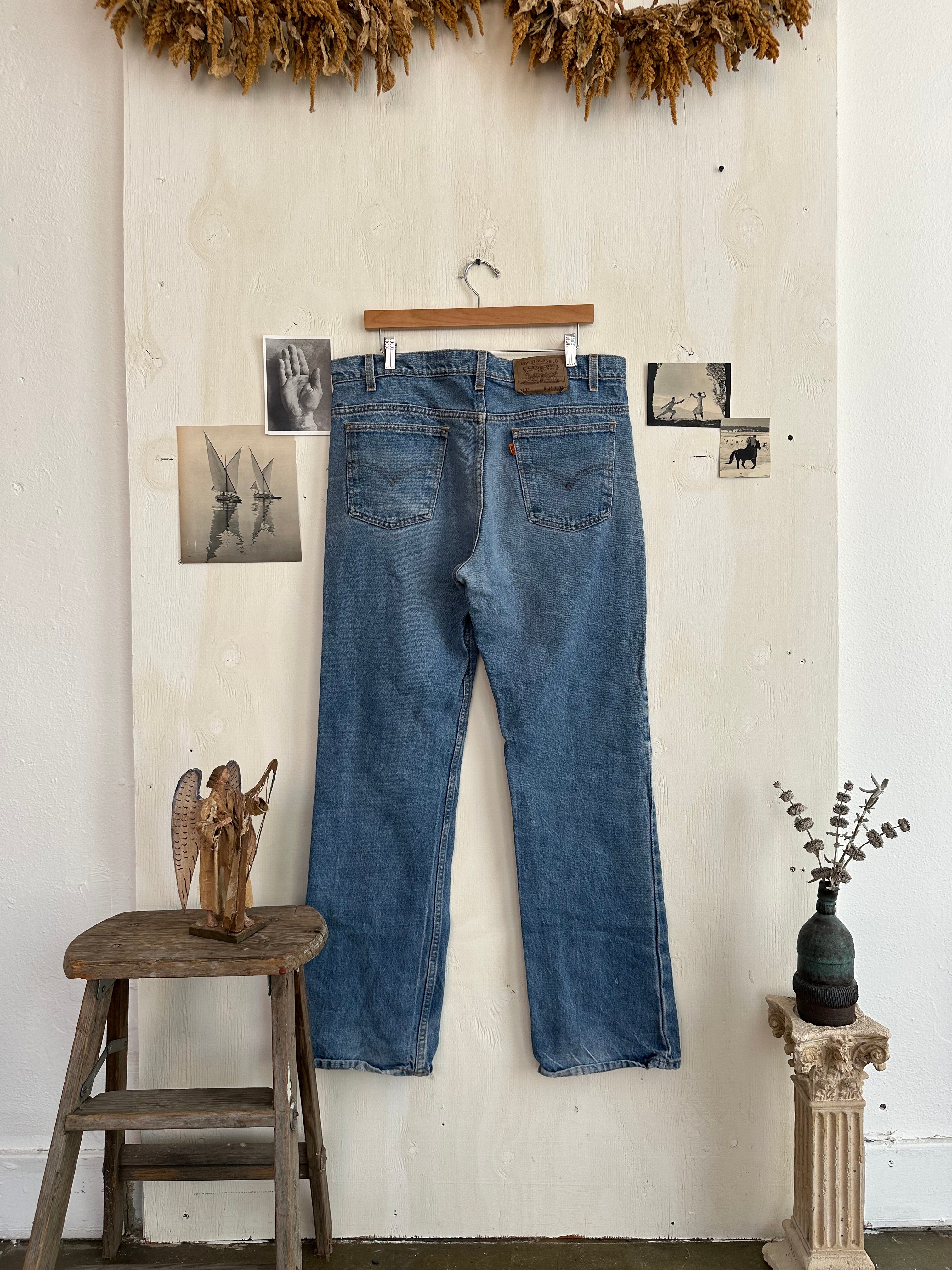 1980s Orange Tab Levis 517s (35/33)