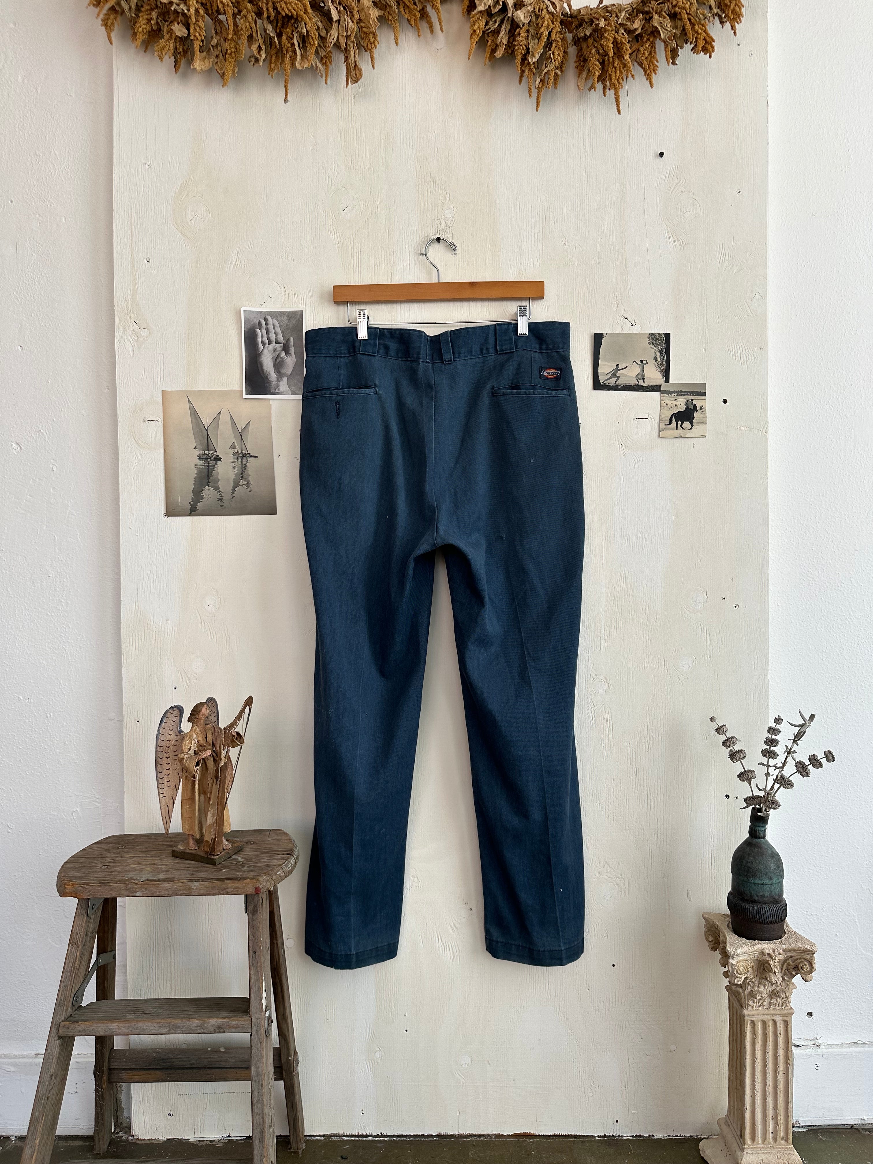 1990s Well Worn Blue Dickies 874 (35/30)