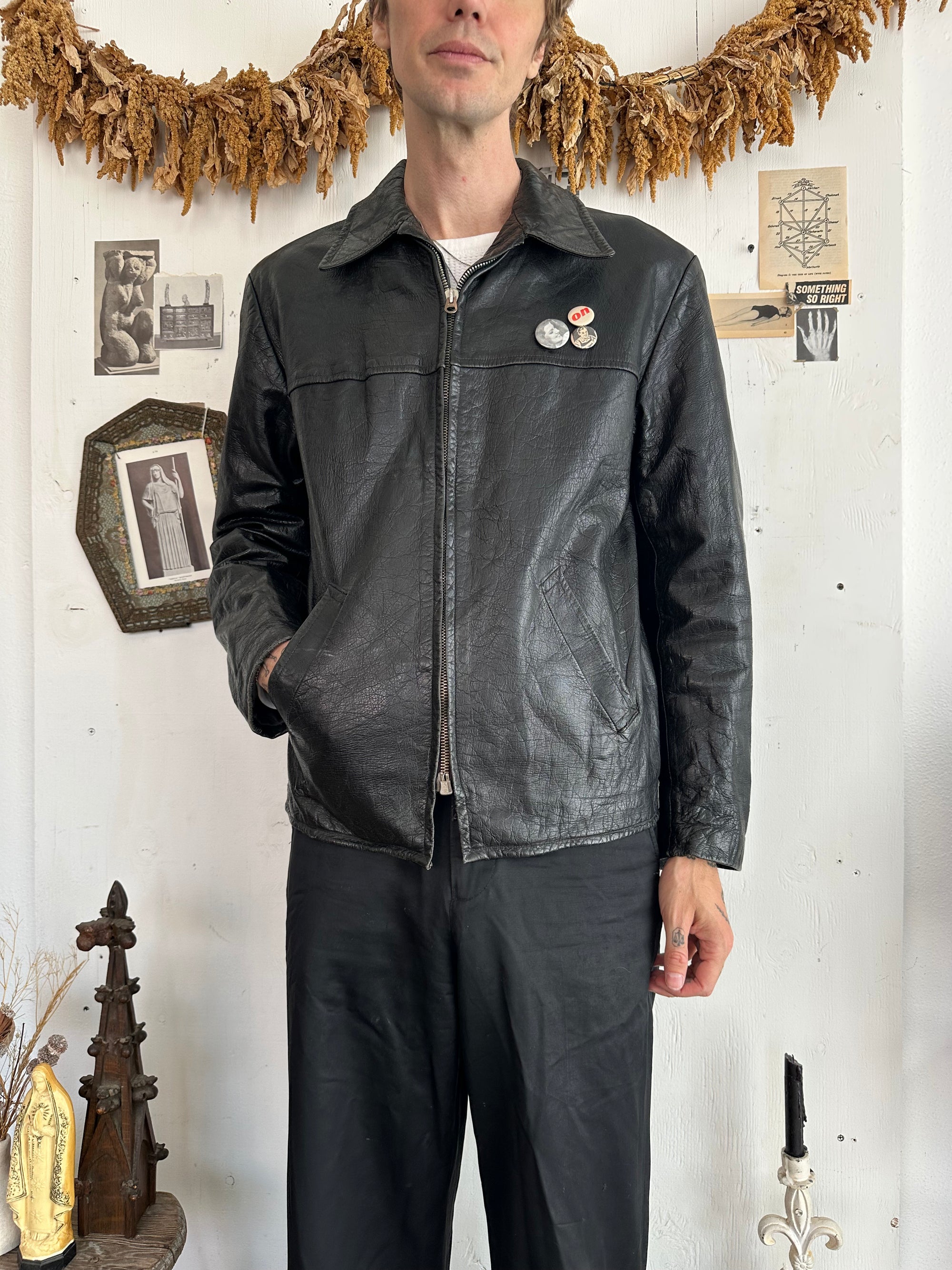 1970s Unlined Buttery Soft Leather Jacket