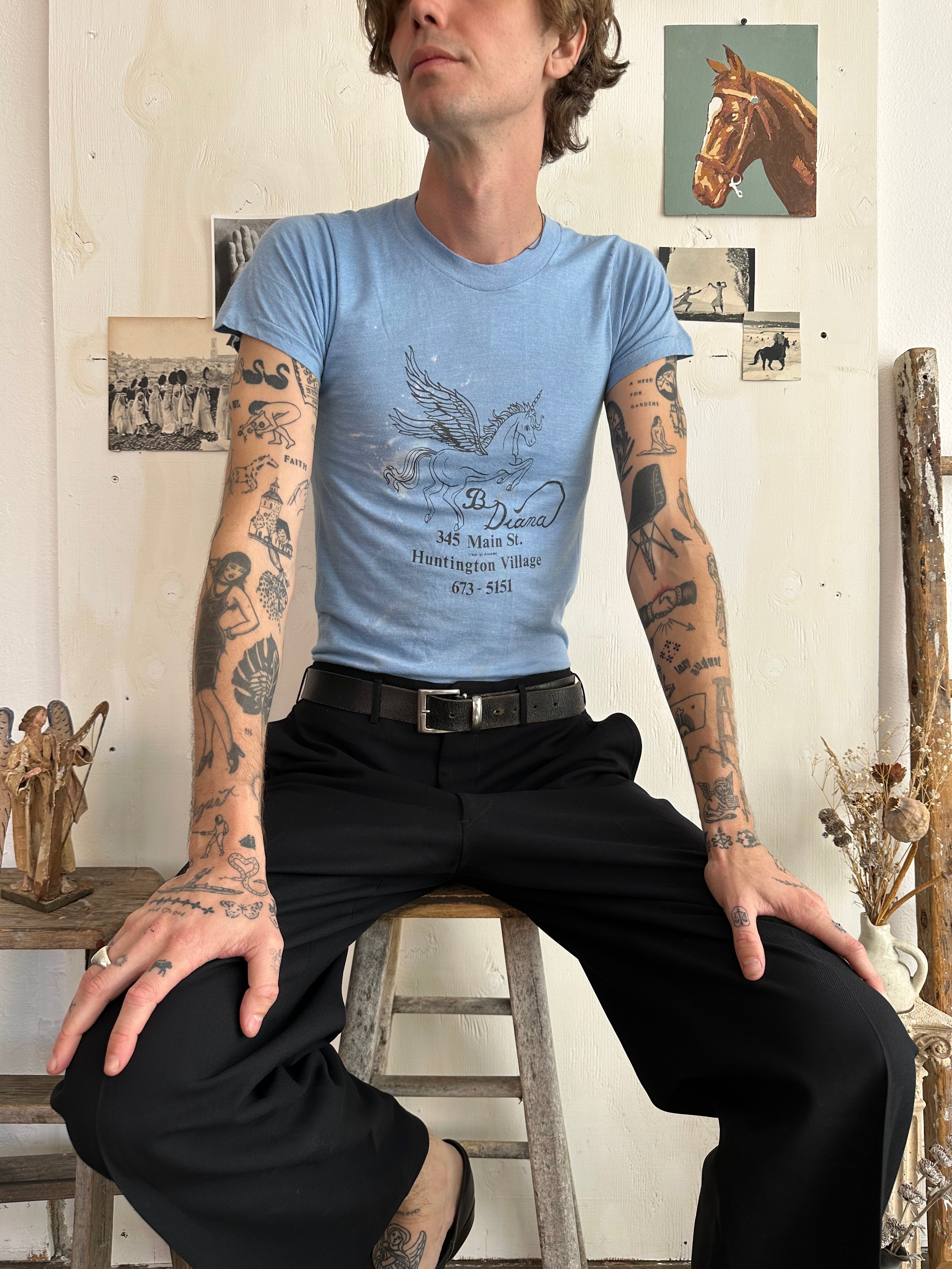 1970s Well Worn Pegasus Tee (S)
