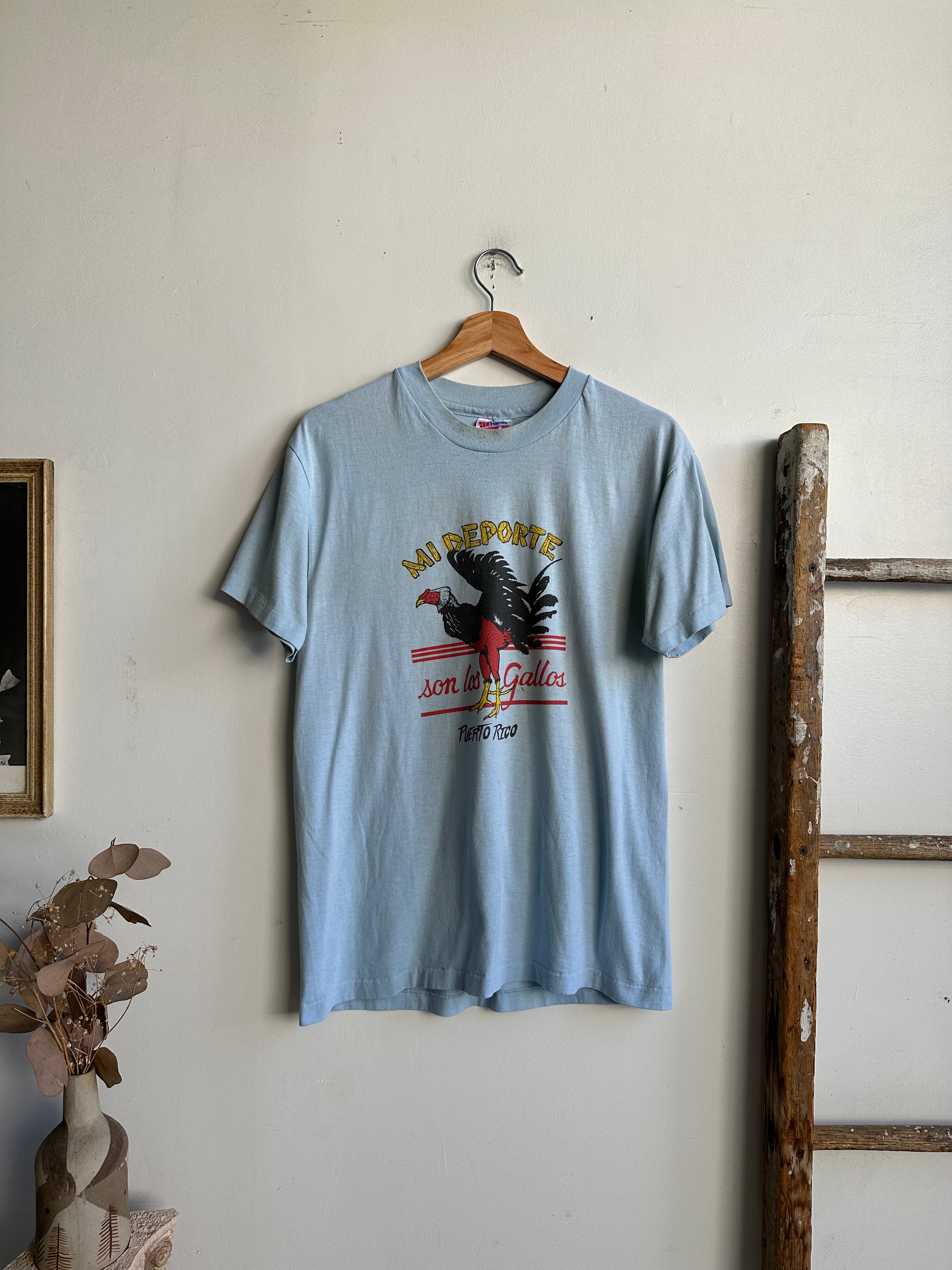 1980s Puerto Rico Rooster Tee (M)