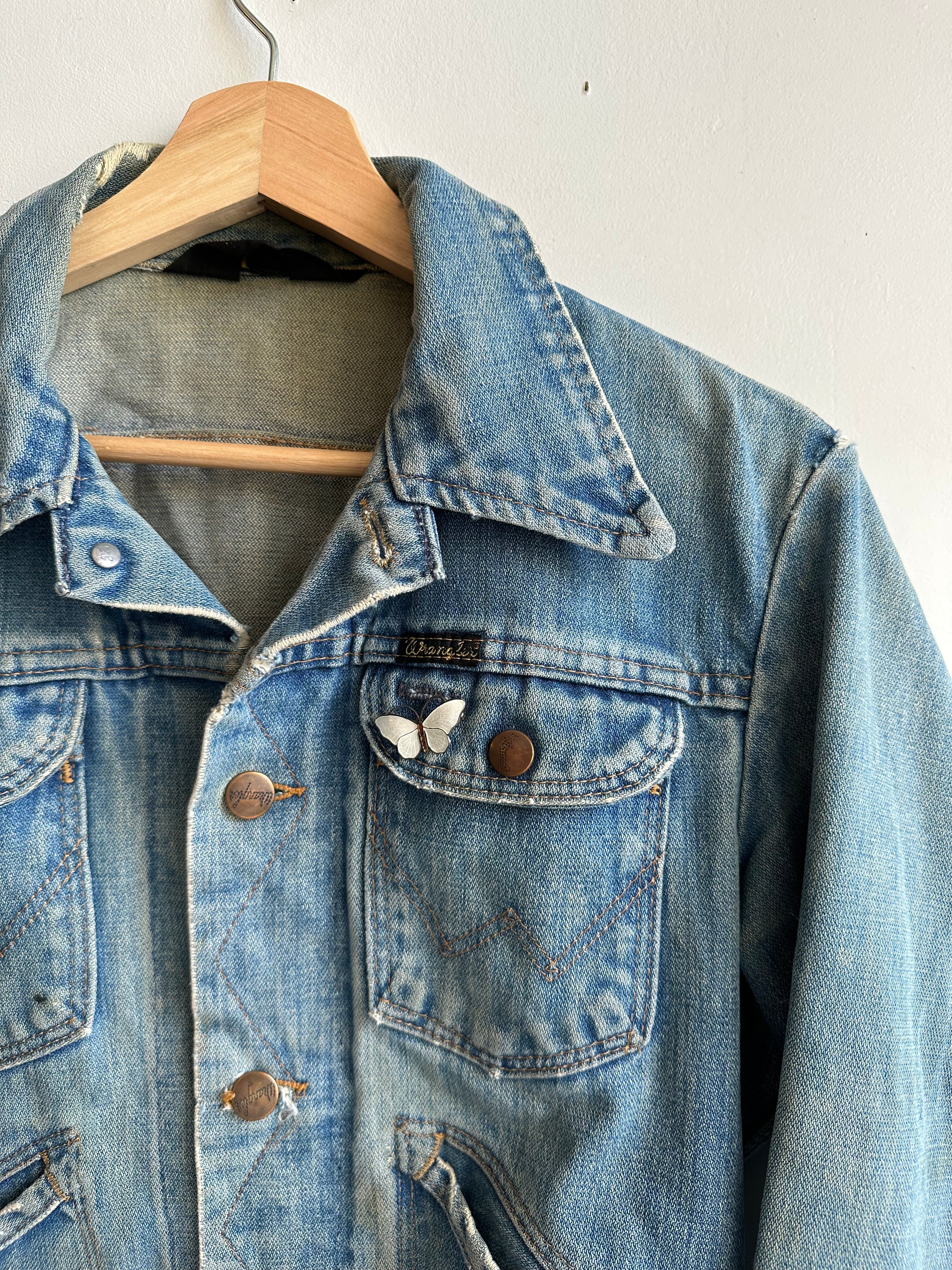 1970s Well-Worn Wrangler Denim Jacket (S)