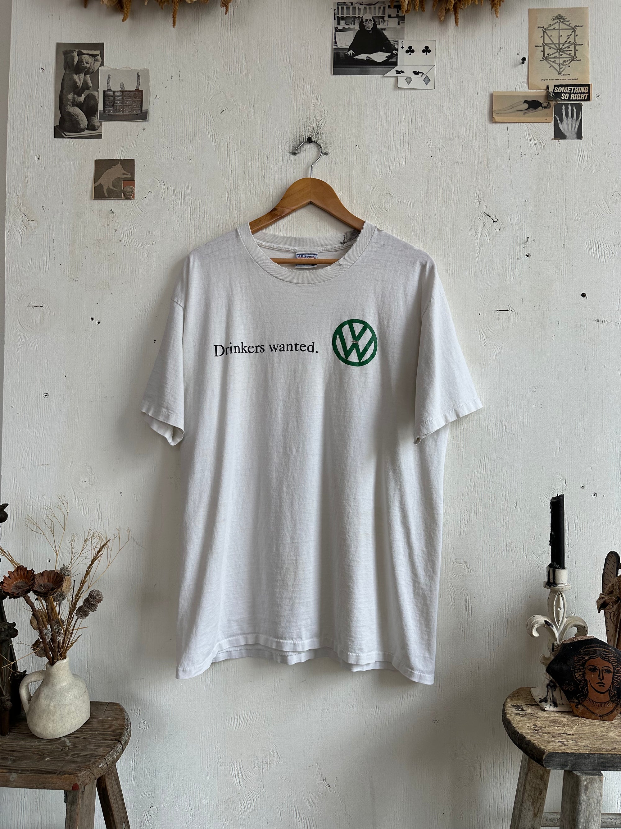 2000 Well Worn Drinkers Wanted VW T-Shirt