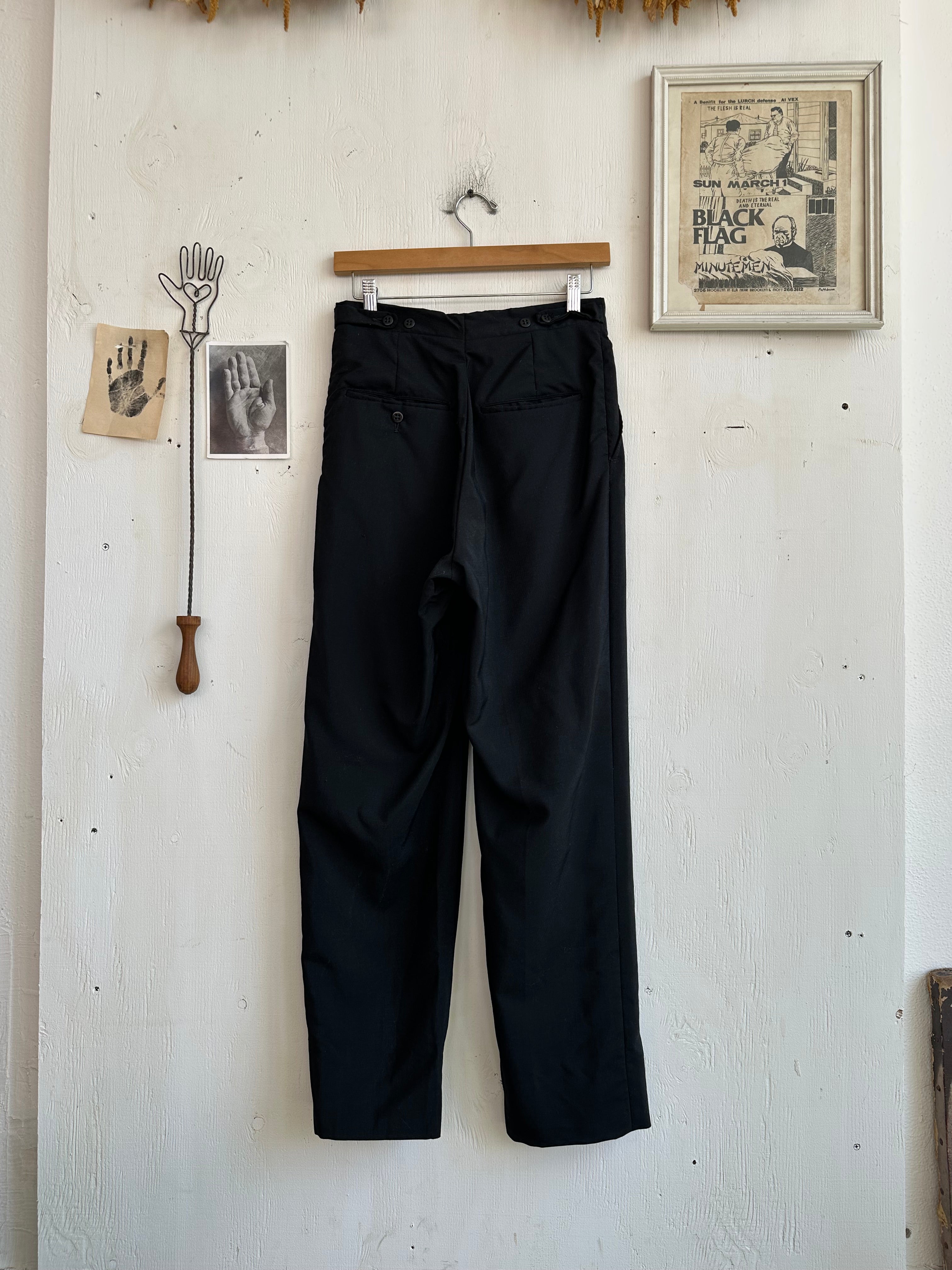 1970s Flat Front Officer Trousers (28/29)