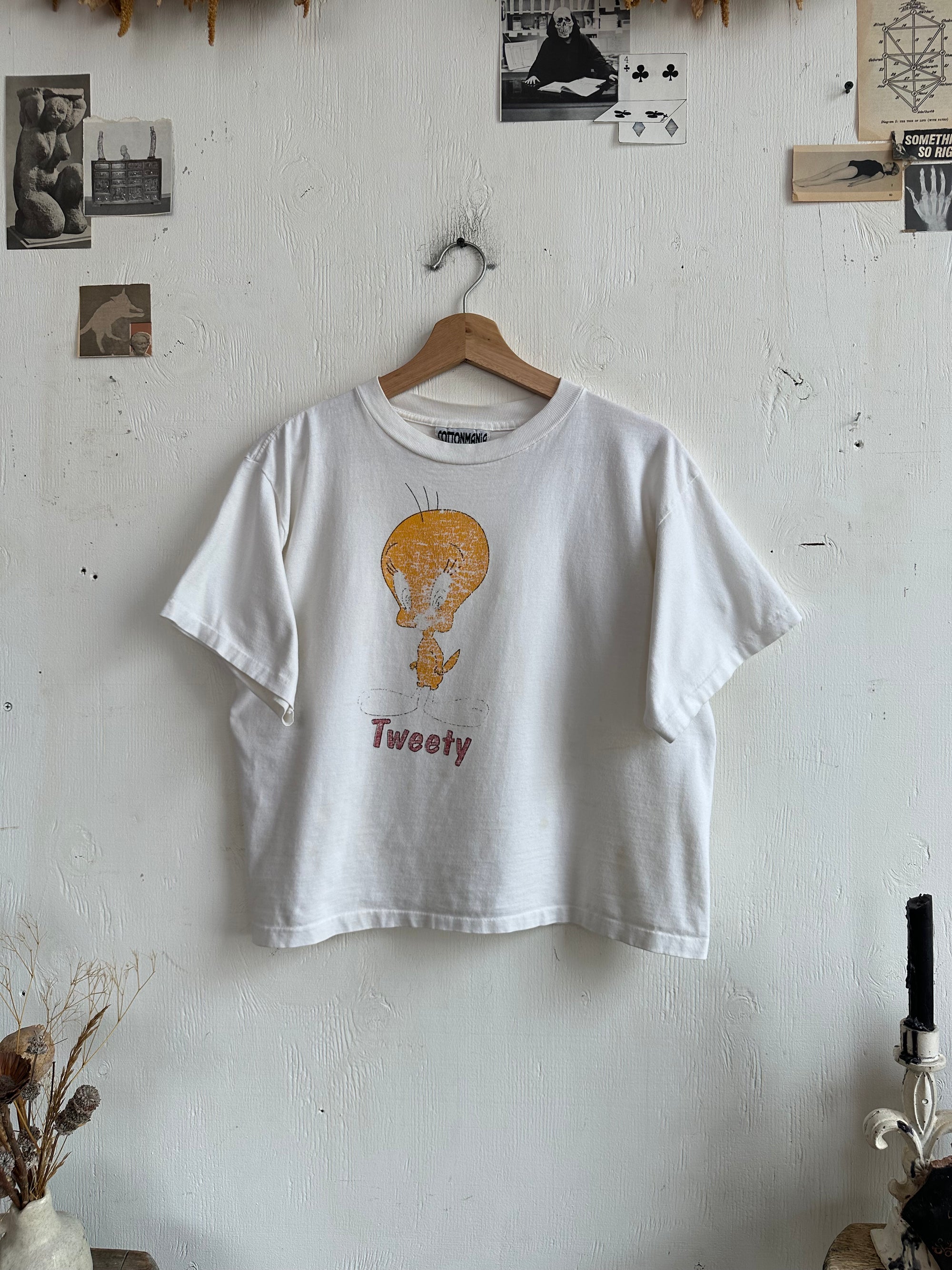 1980s Cropped Tweety Bird Tee