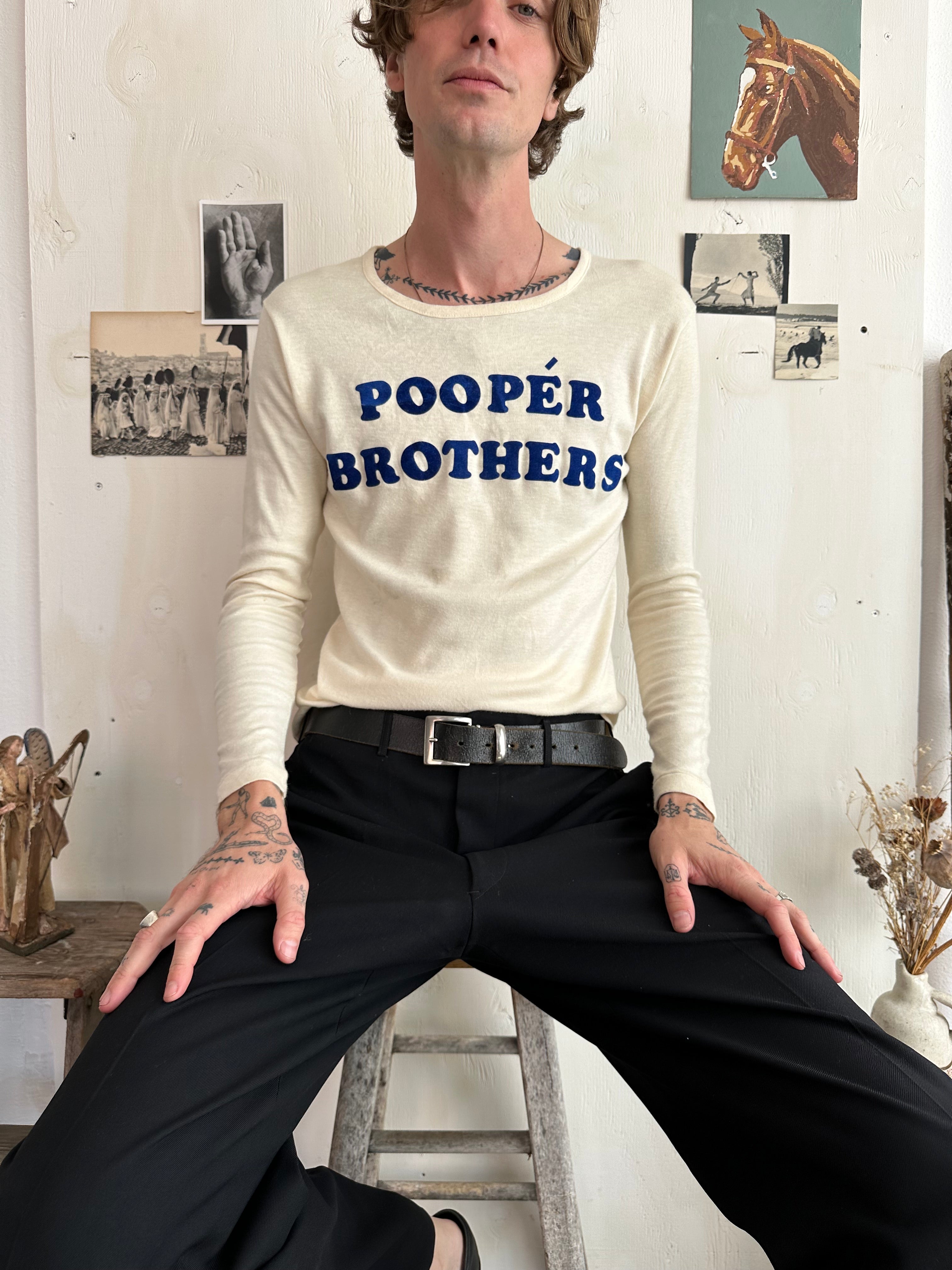 1980s Pooper Brothers Long Sleeve (M)