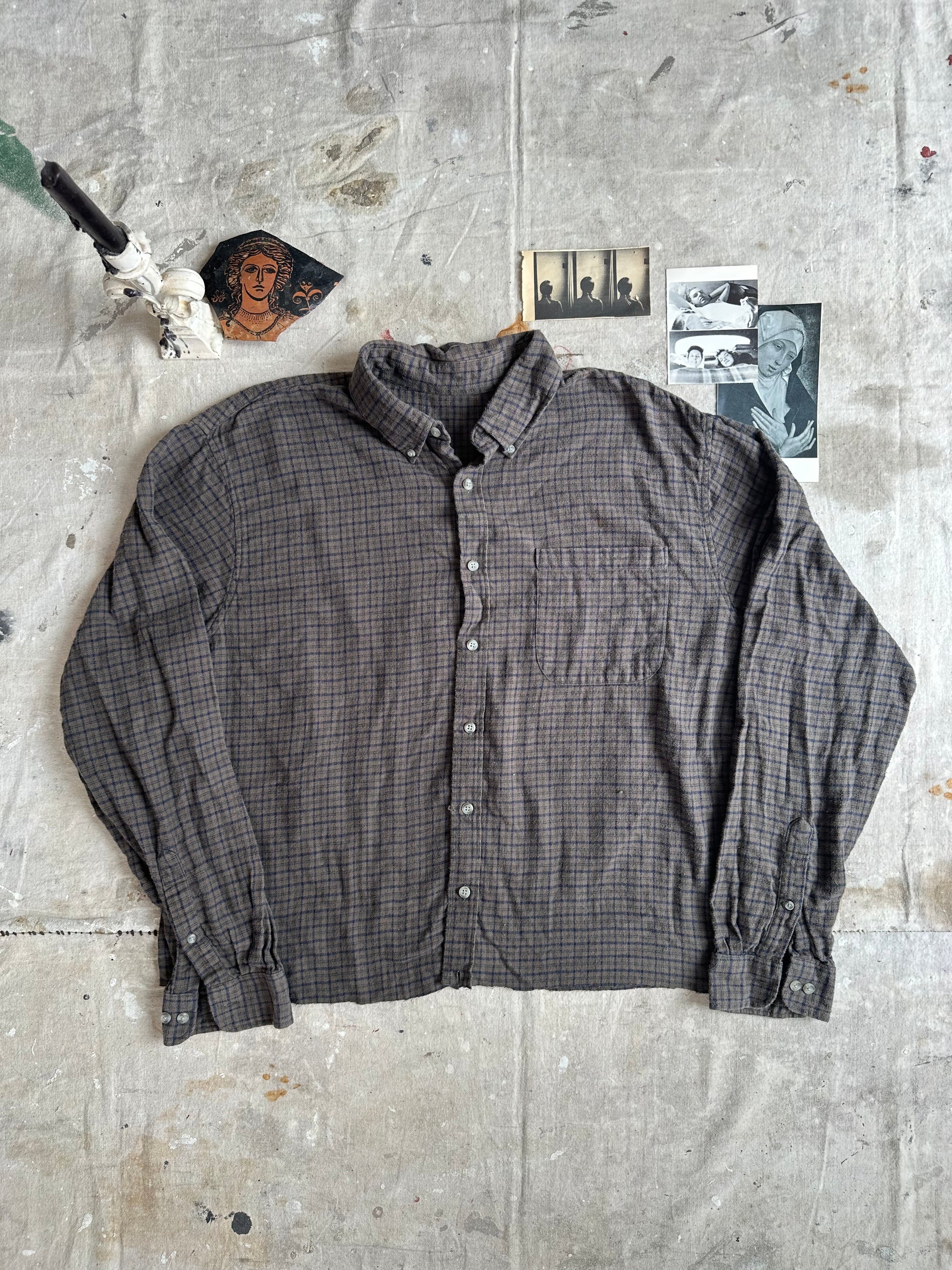1990s Oversized Cotton Flannel