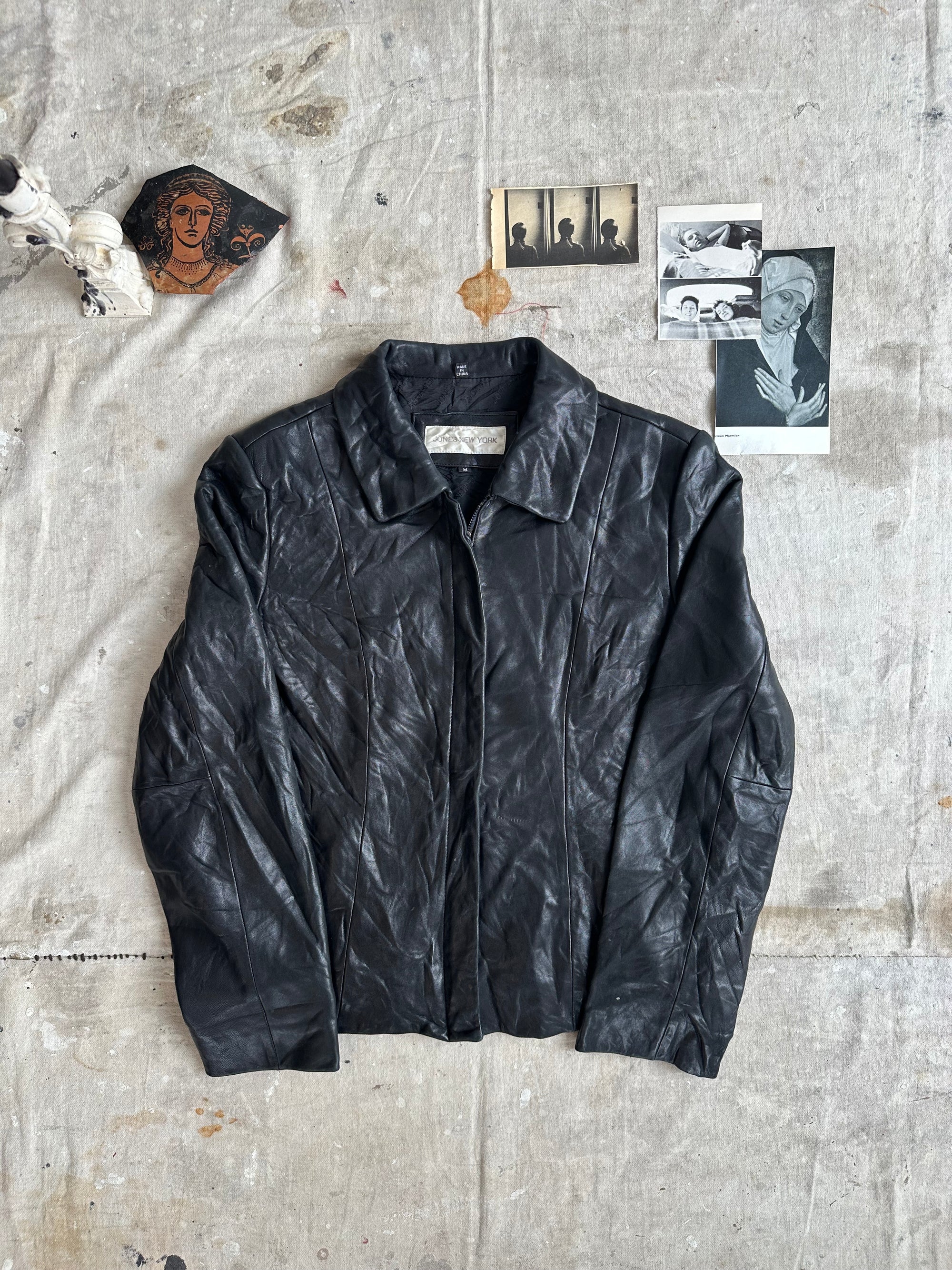 1980s Lamb Skin Leather Jacket