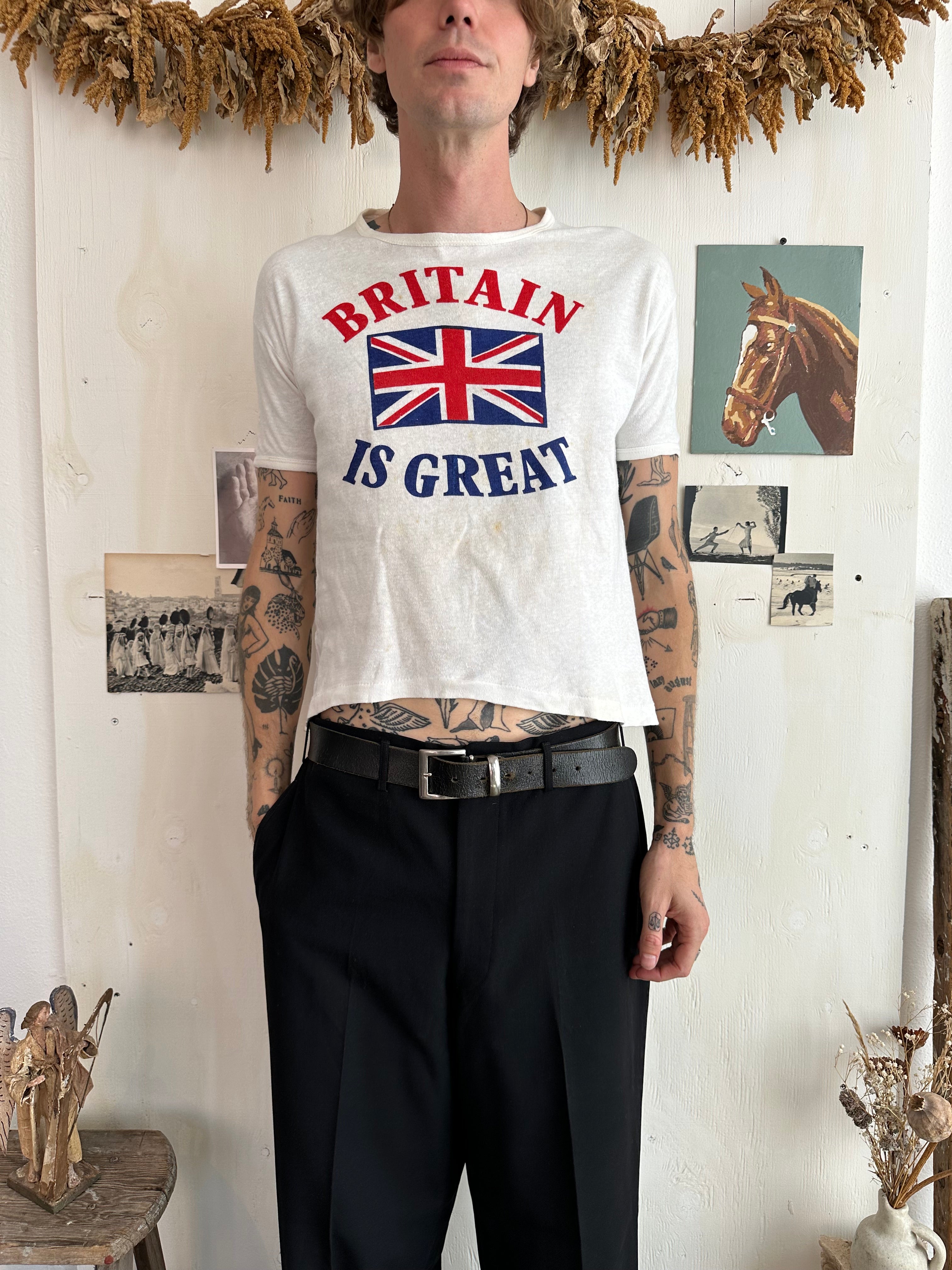 1970s Britain Tee (Cropped M)