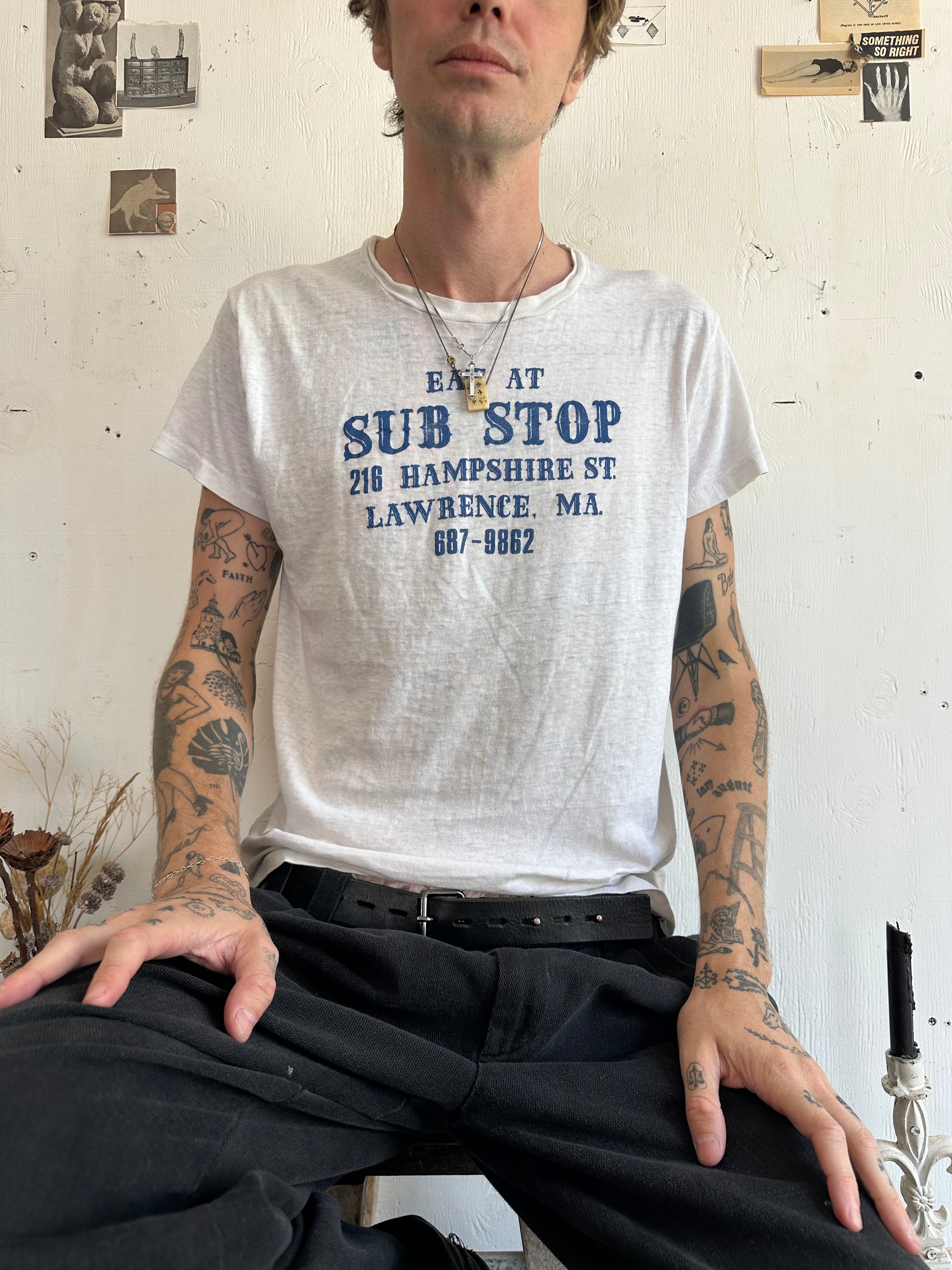 1970s Well Worn Sub Stop Tee