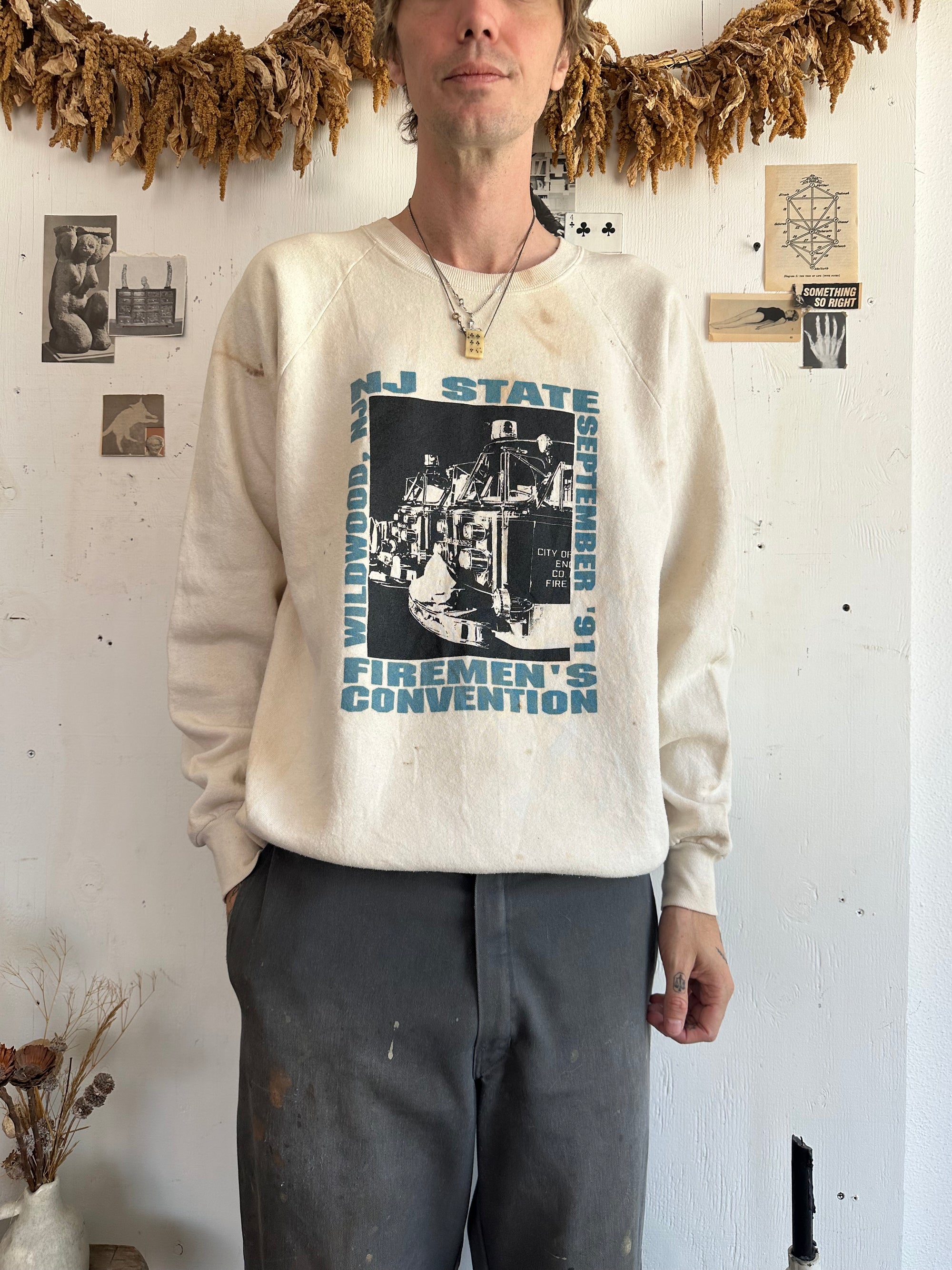 1991 Well Worn NJ State Sweatshirt