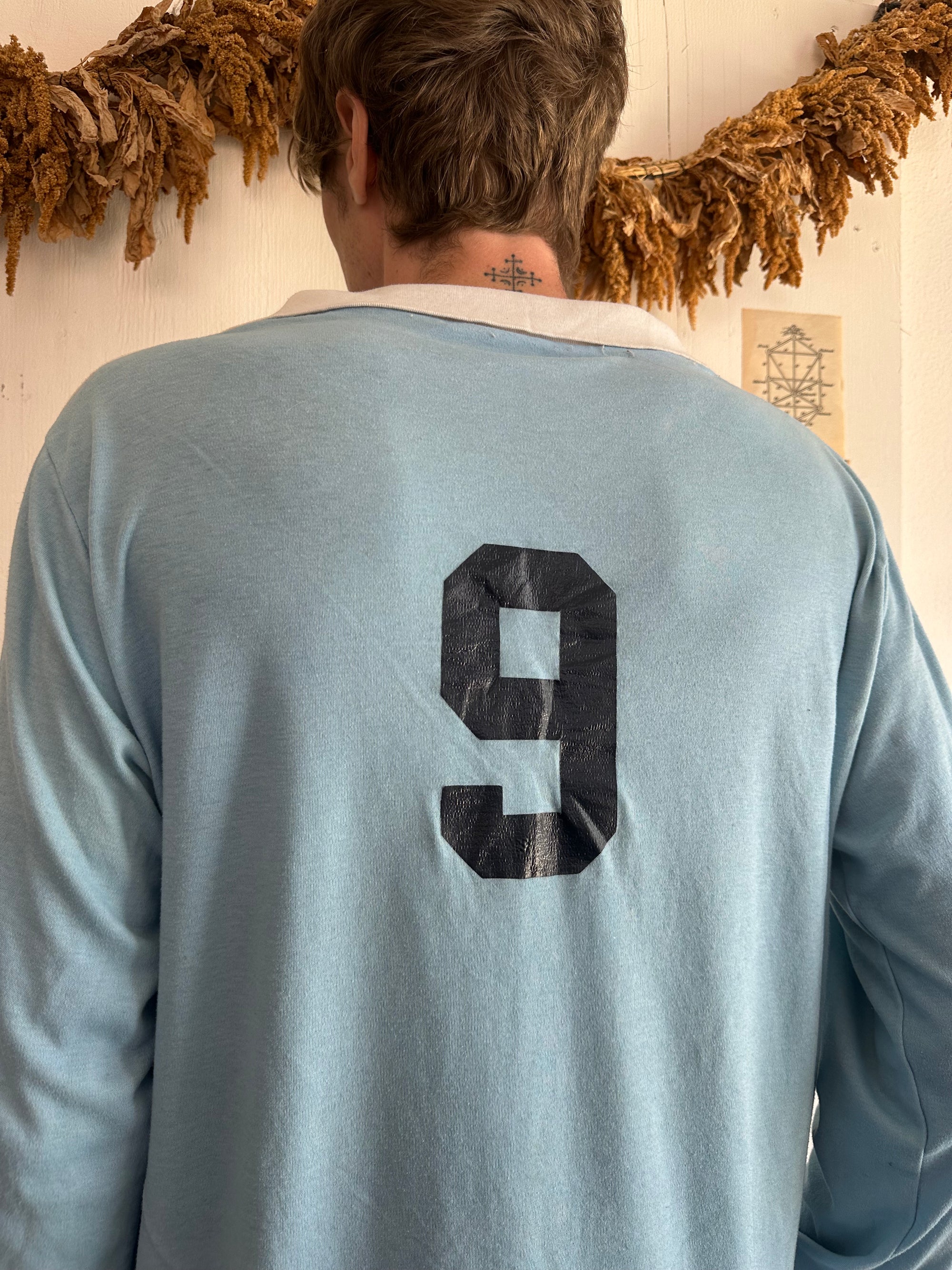 1980s Two Keys Collared Long Sleeve