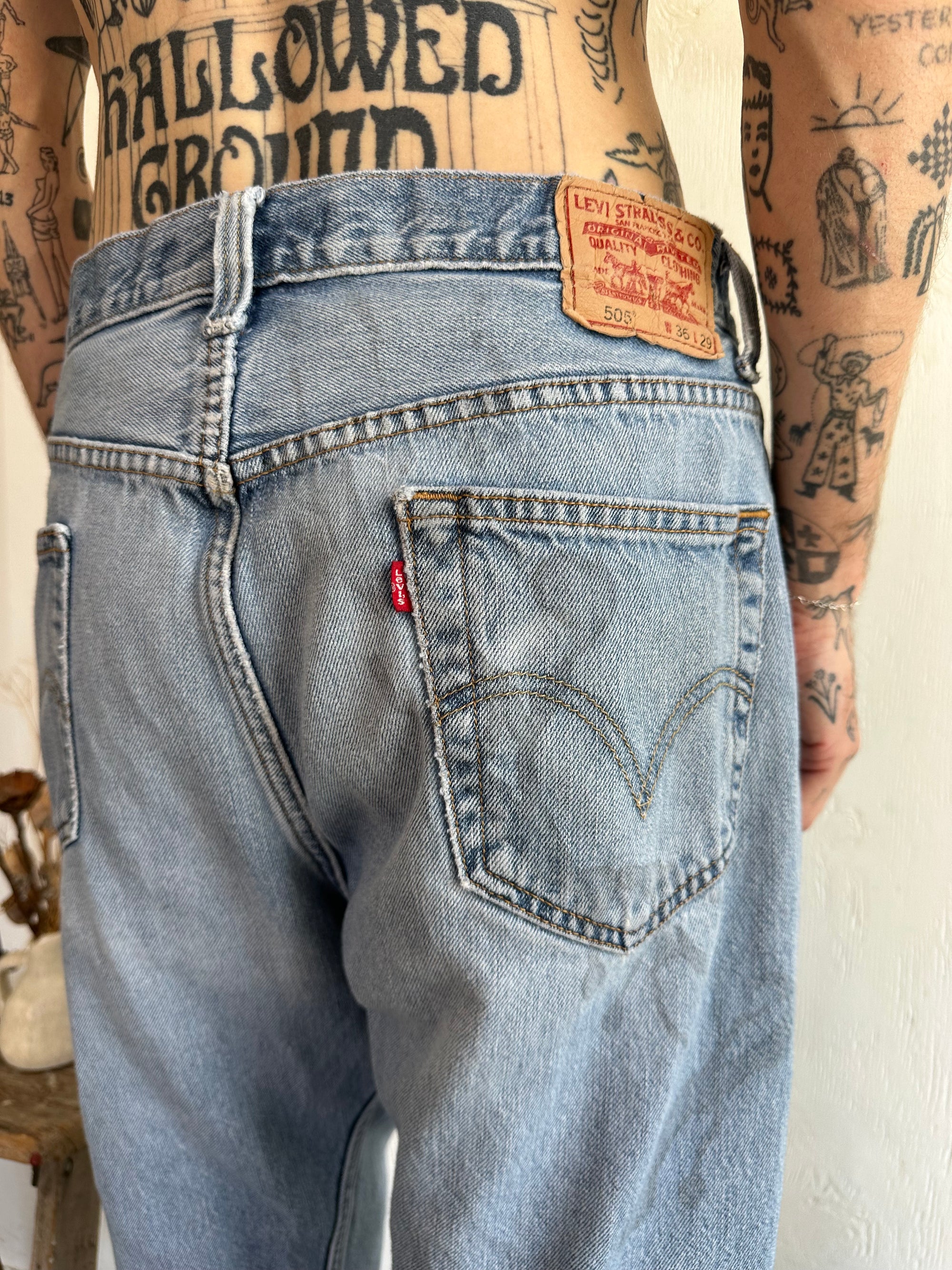 1990s Regular Fit Levis 505s