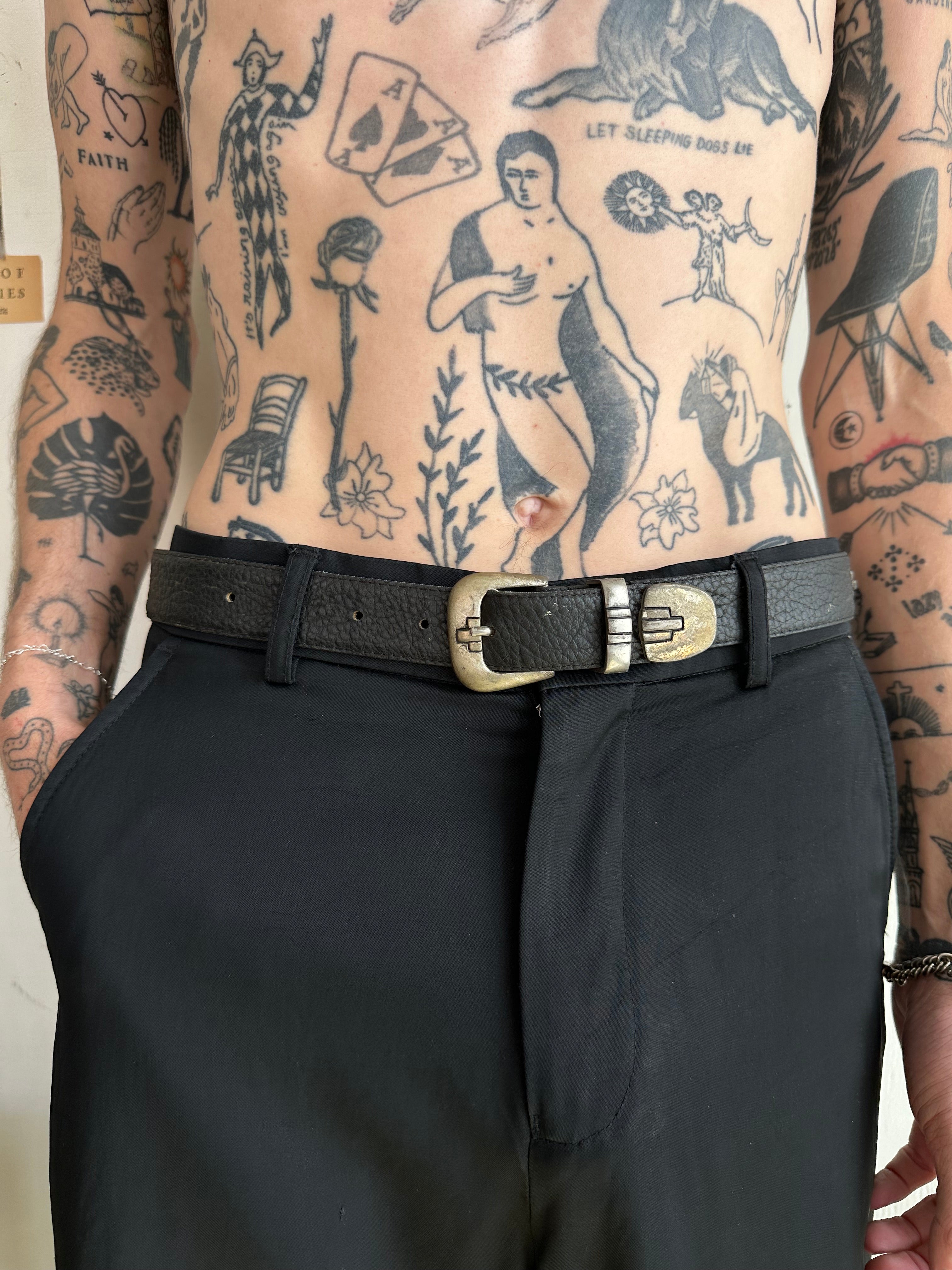 Vintage Studded Western Belt (28" - 30")
