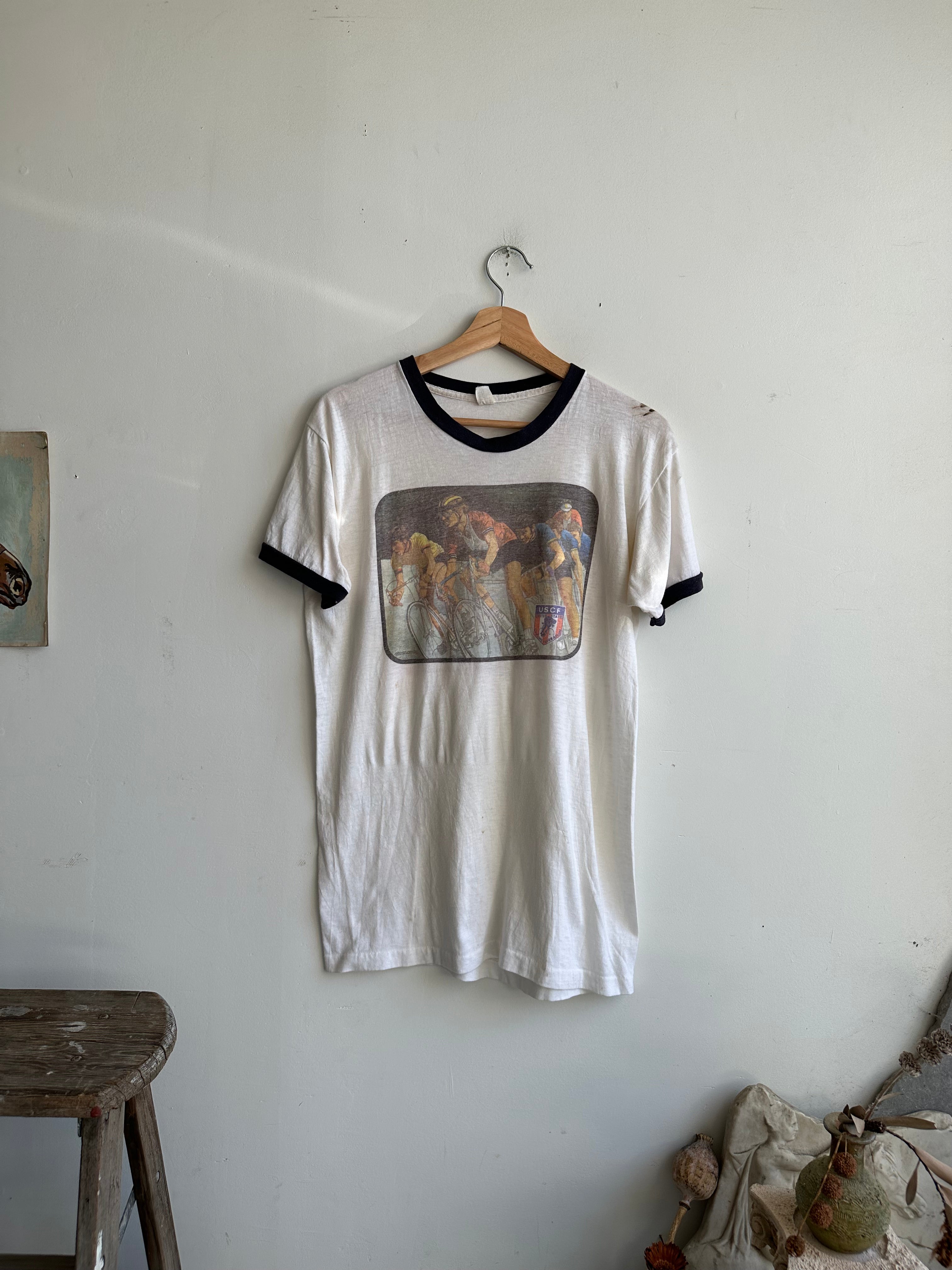 1980s Faded Bike Race Tee (M/L)