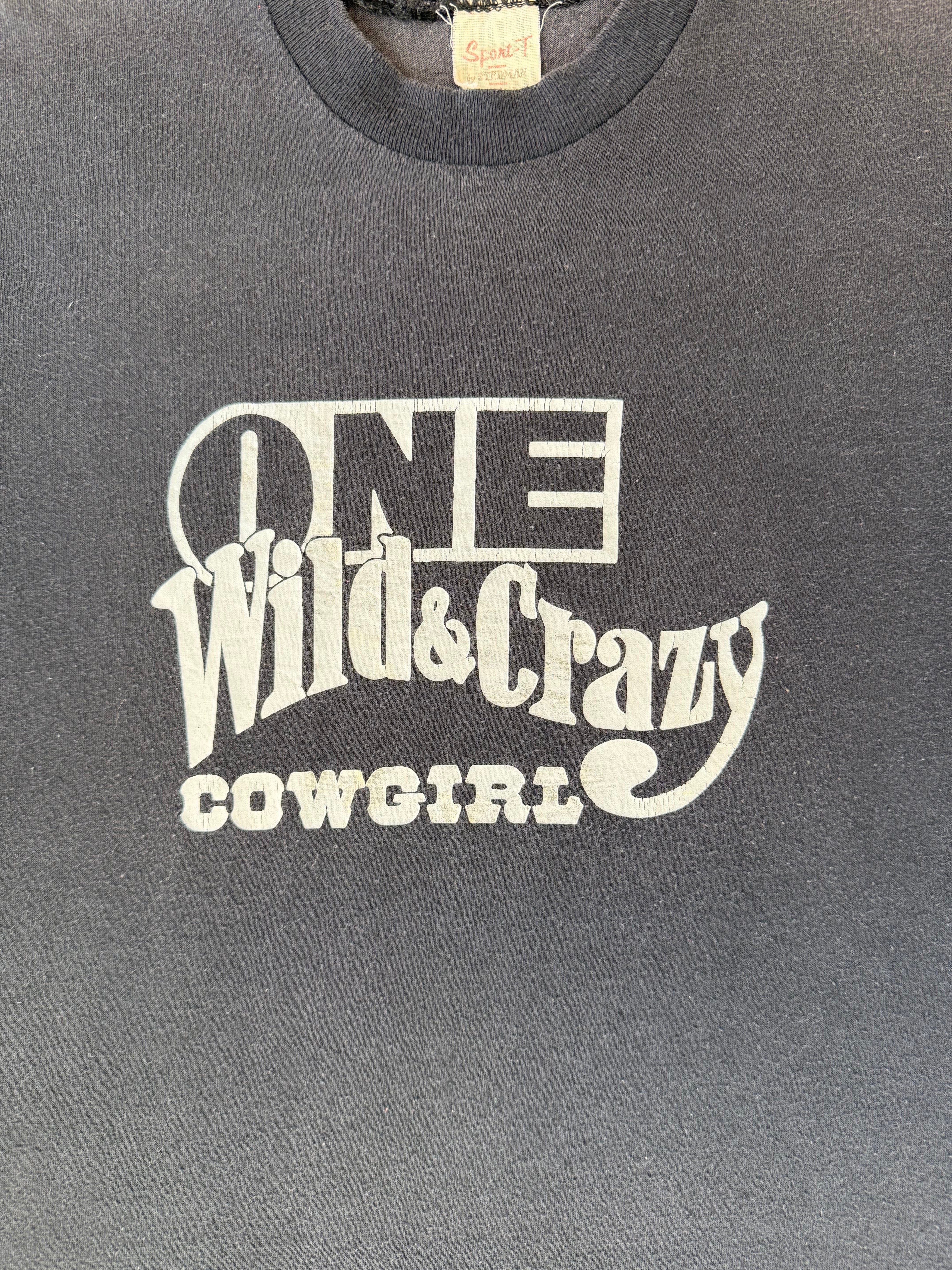 1970s Wild and Crazy Cowgirl Tee (S/M)