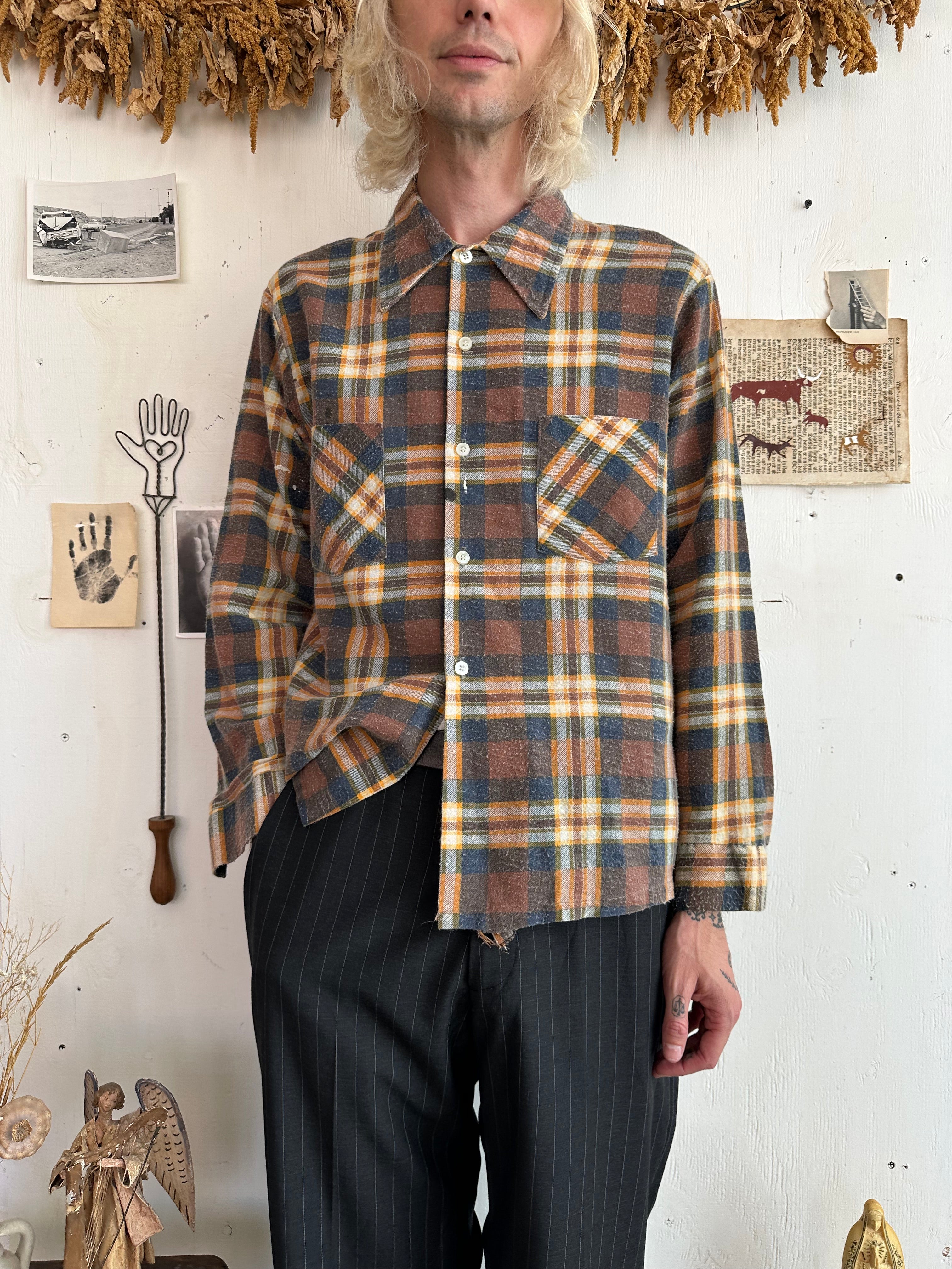 1970s Brushed Cotton Flannel (Boxy M/L)
