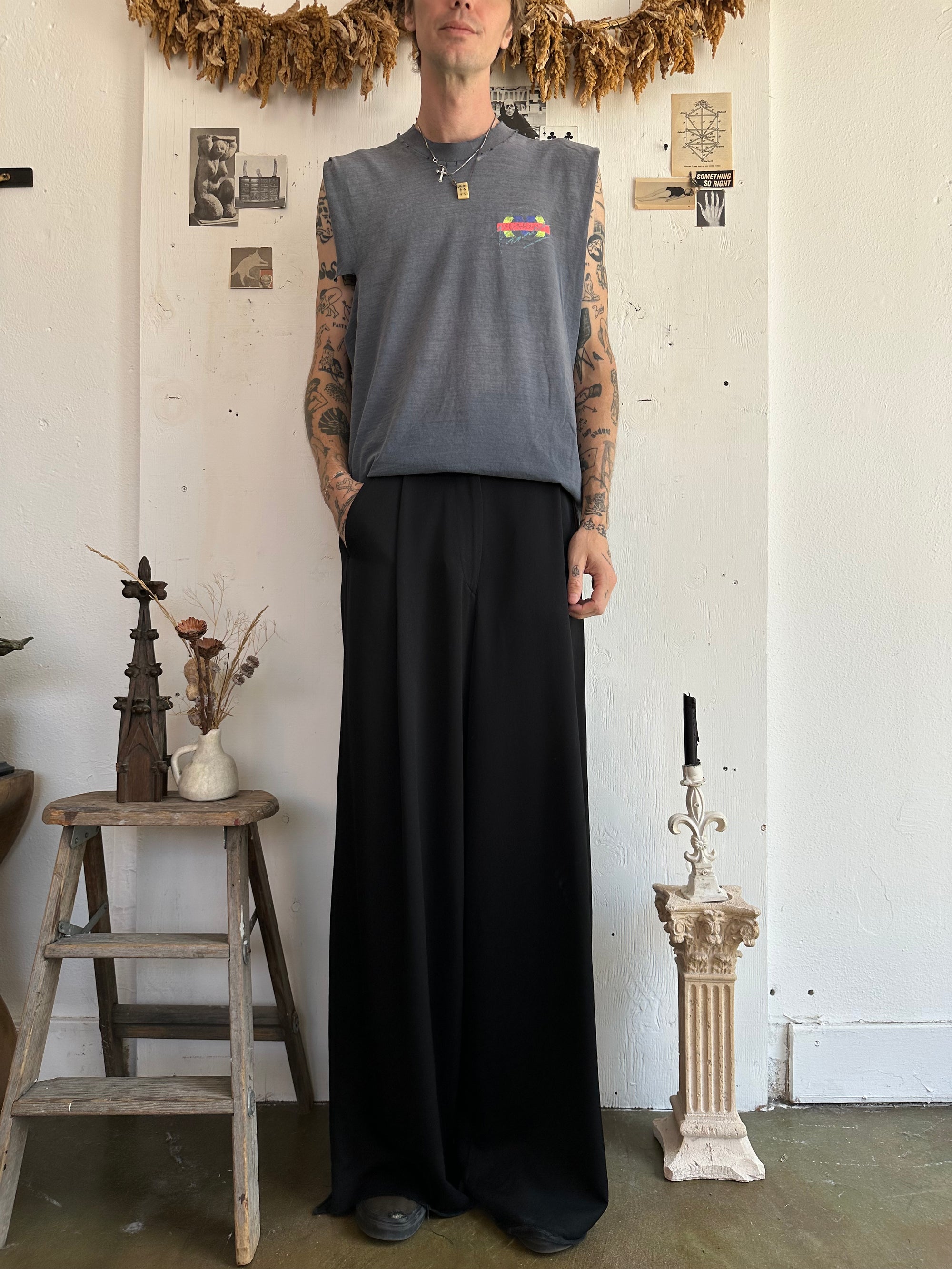 1980s Thrashed and Sunfaded Vuarnet Muscle Tee