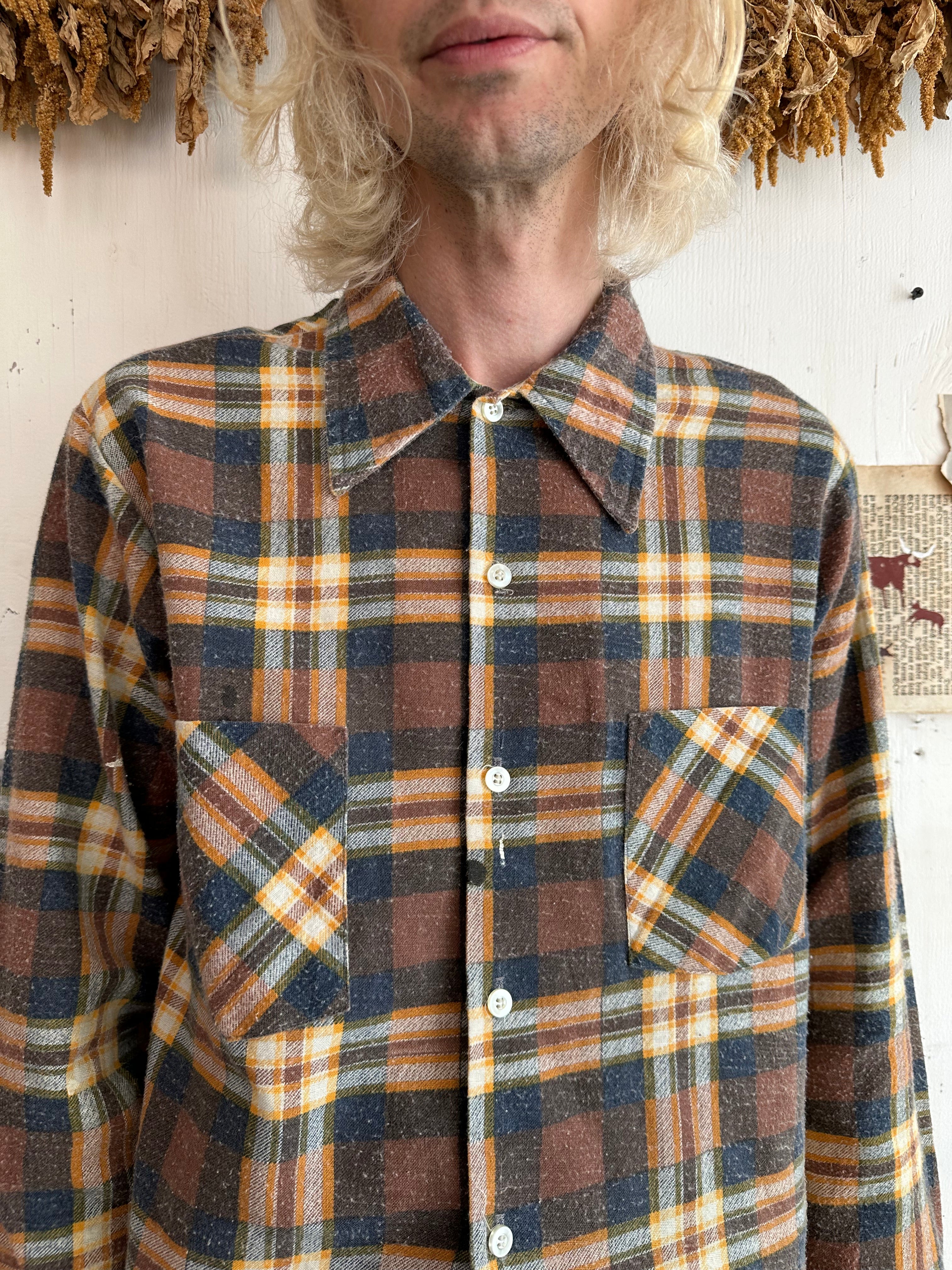 1970s Brushed Cotton Flannel (Boxy M/L)