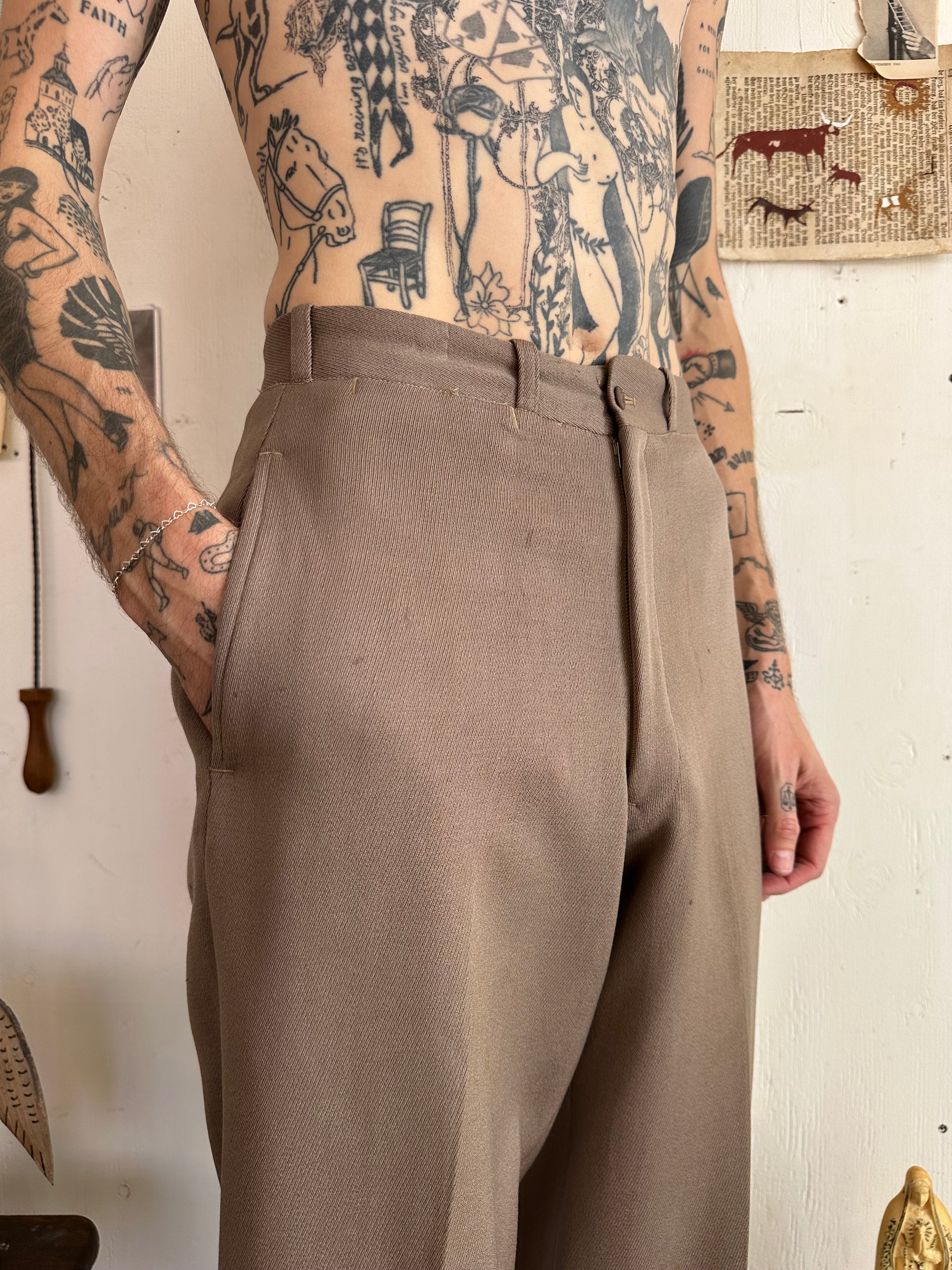1940s Well Worn Ranger Trousers